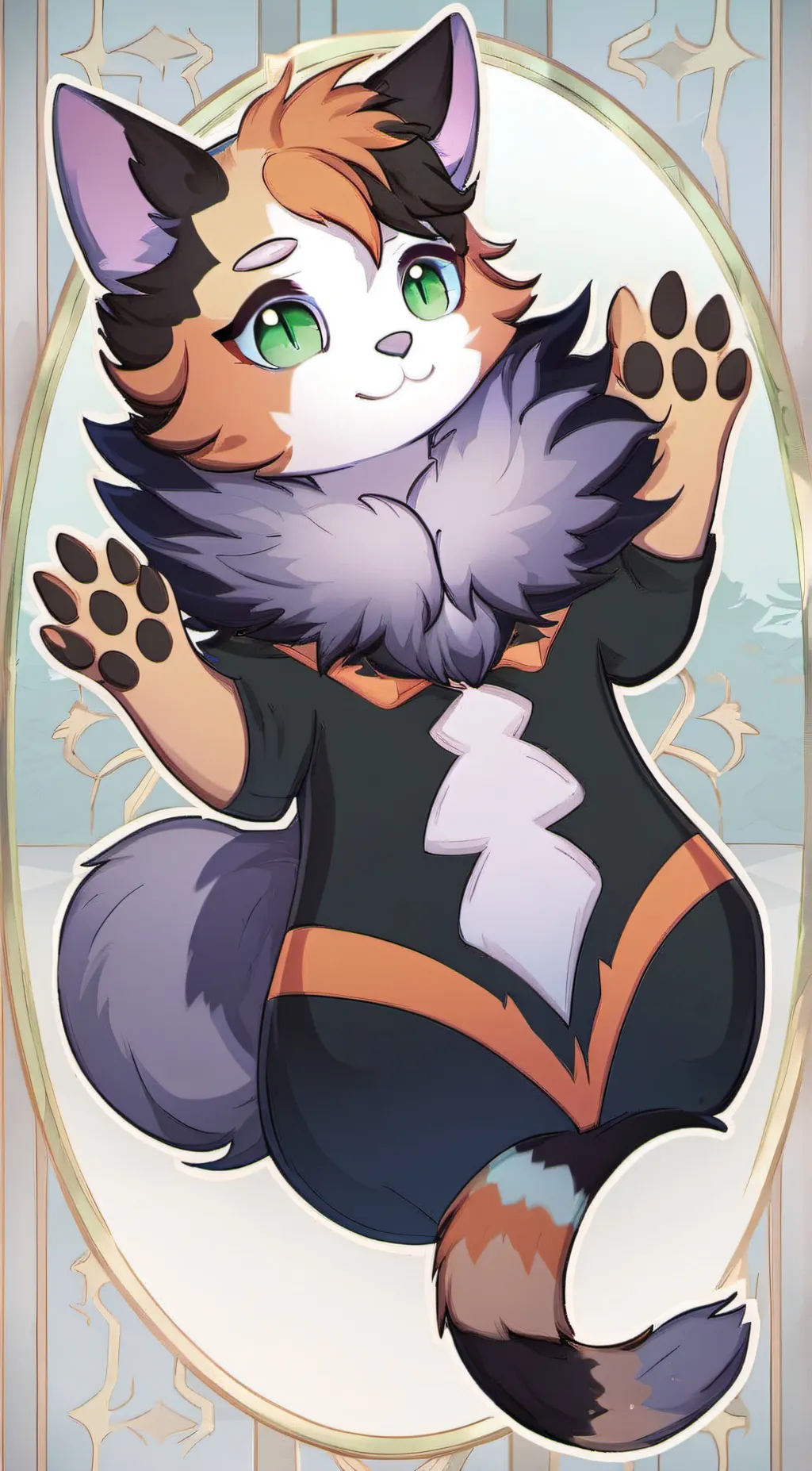 ai character: Luna background