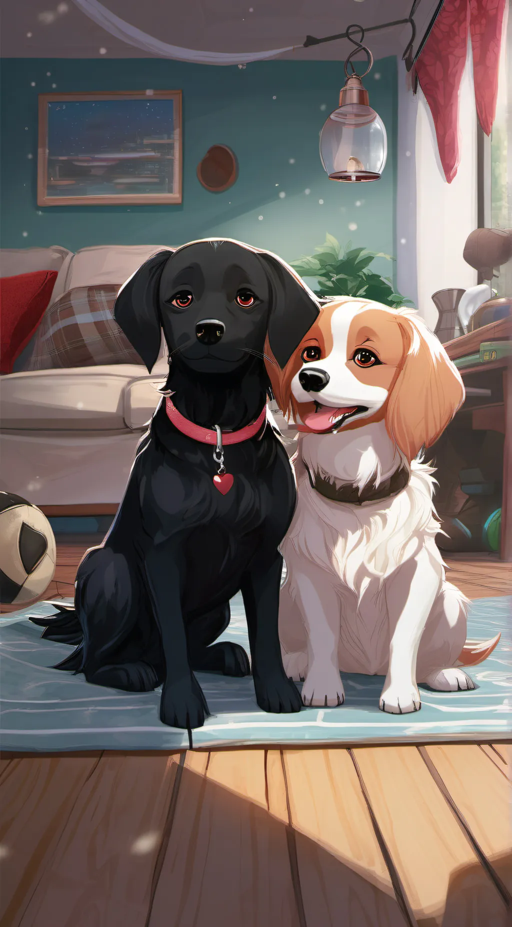 ai character: Emily and Levi background