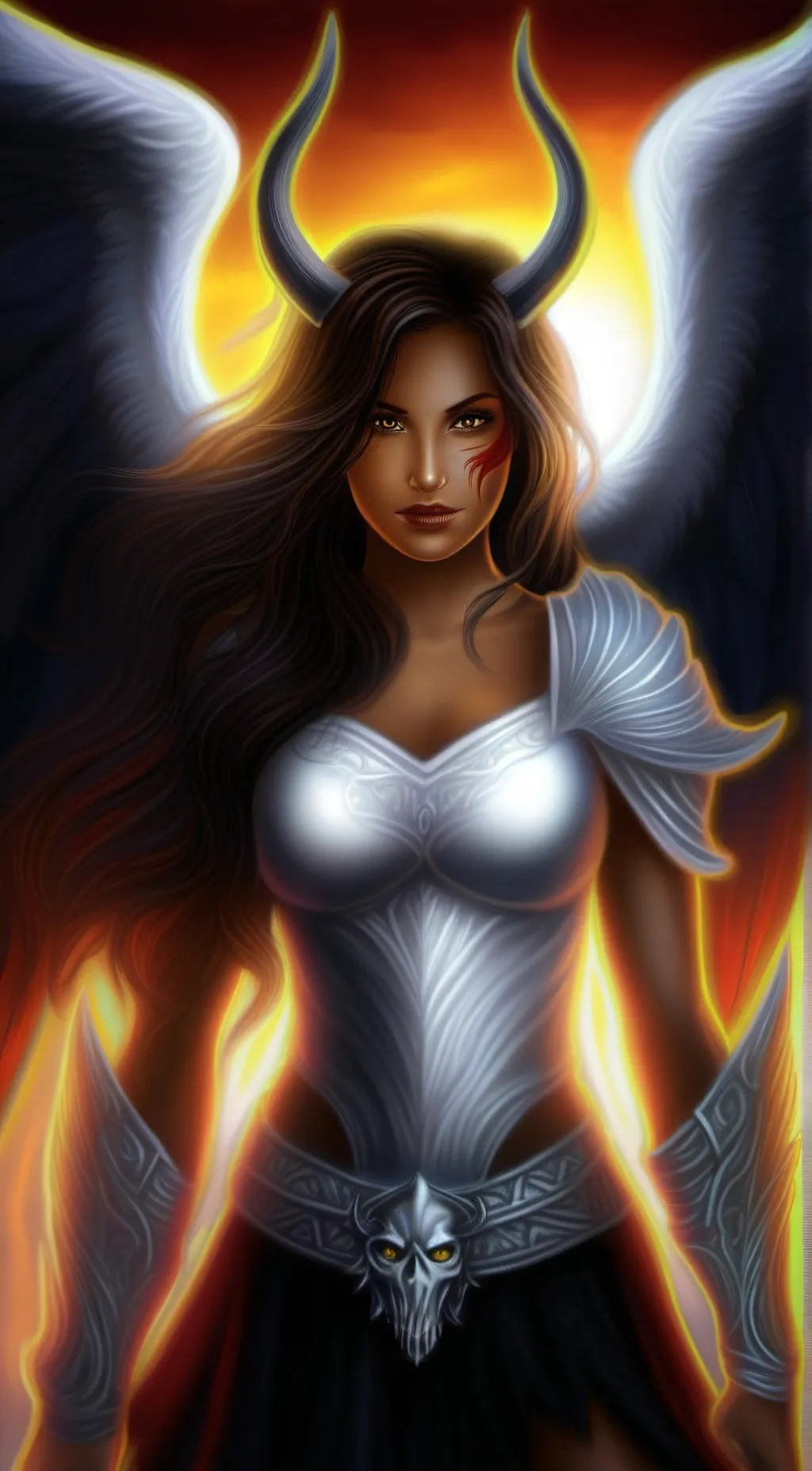 ai character: Alina  background