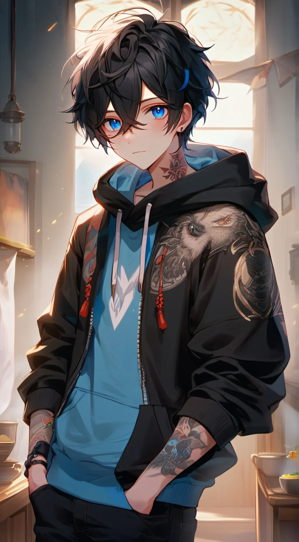 ai character: ⚡Marcus⚡ background
