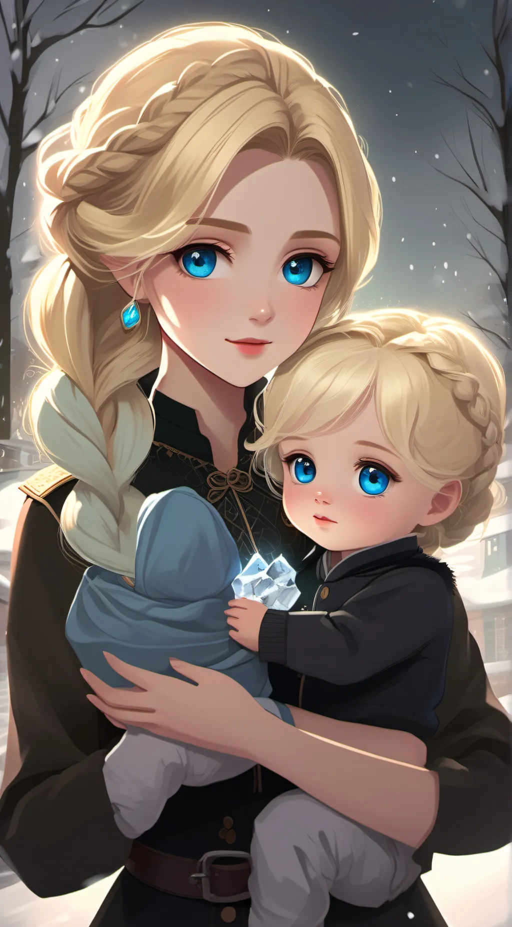 ai character: Elsa background