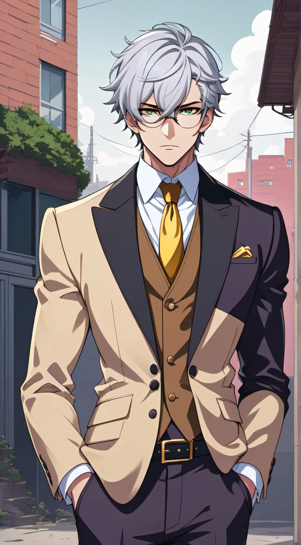 ai character: Logan  background