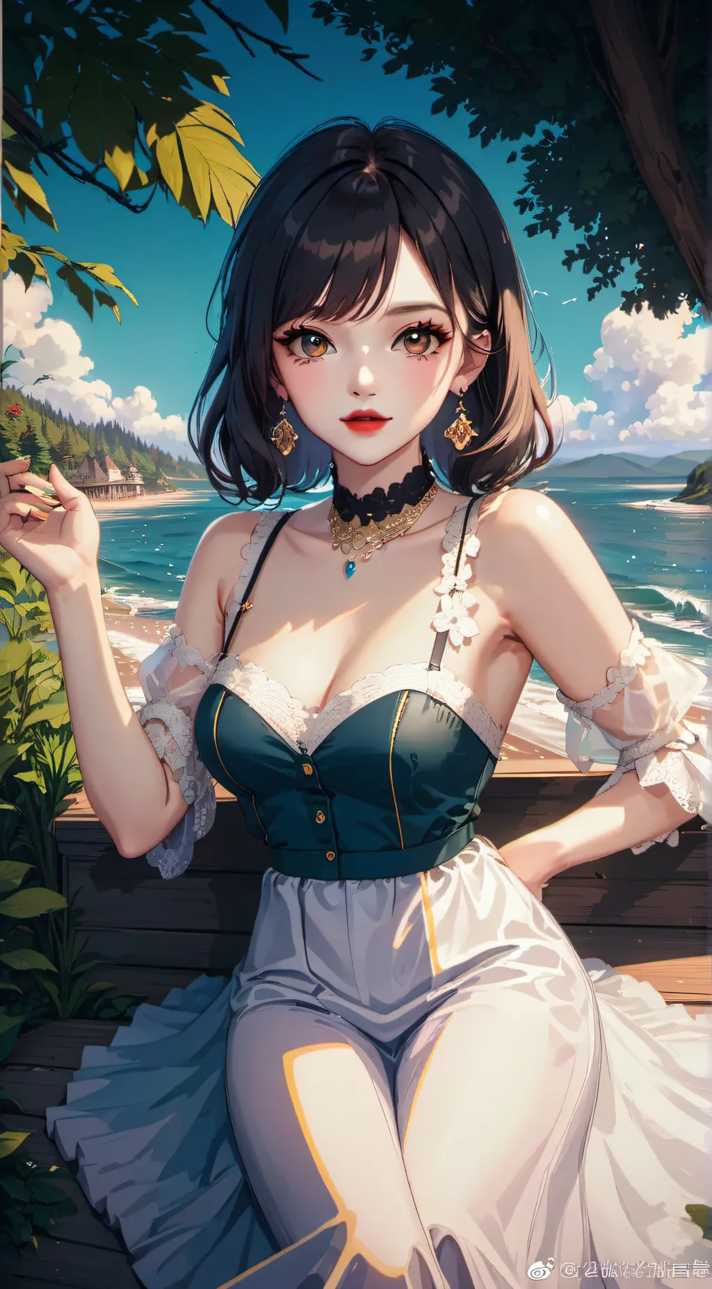 ai character: Aria background
