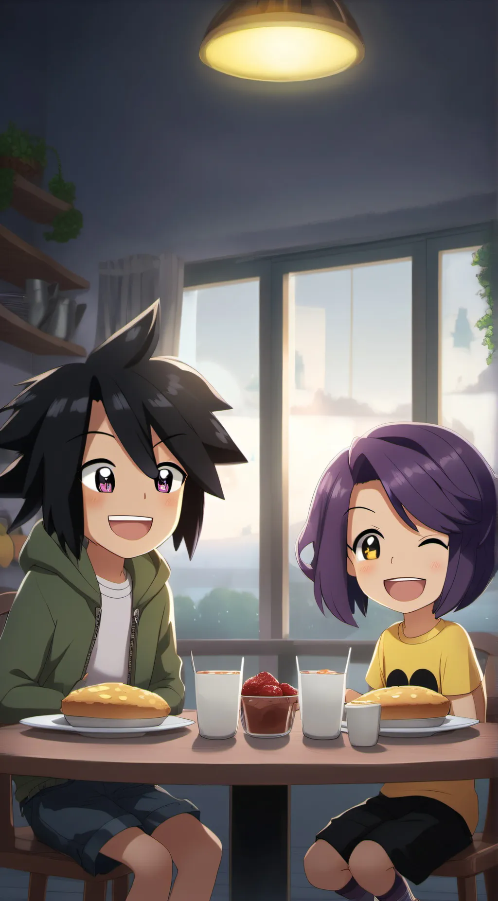 ai character: kids background