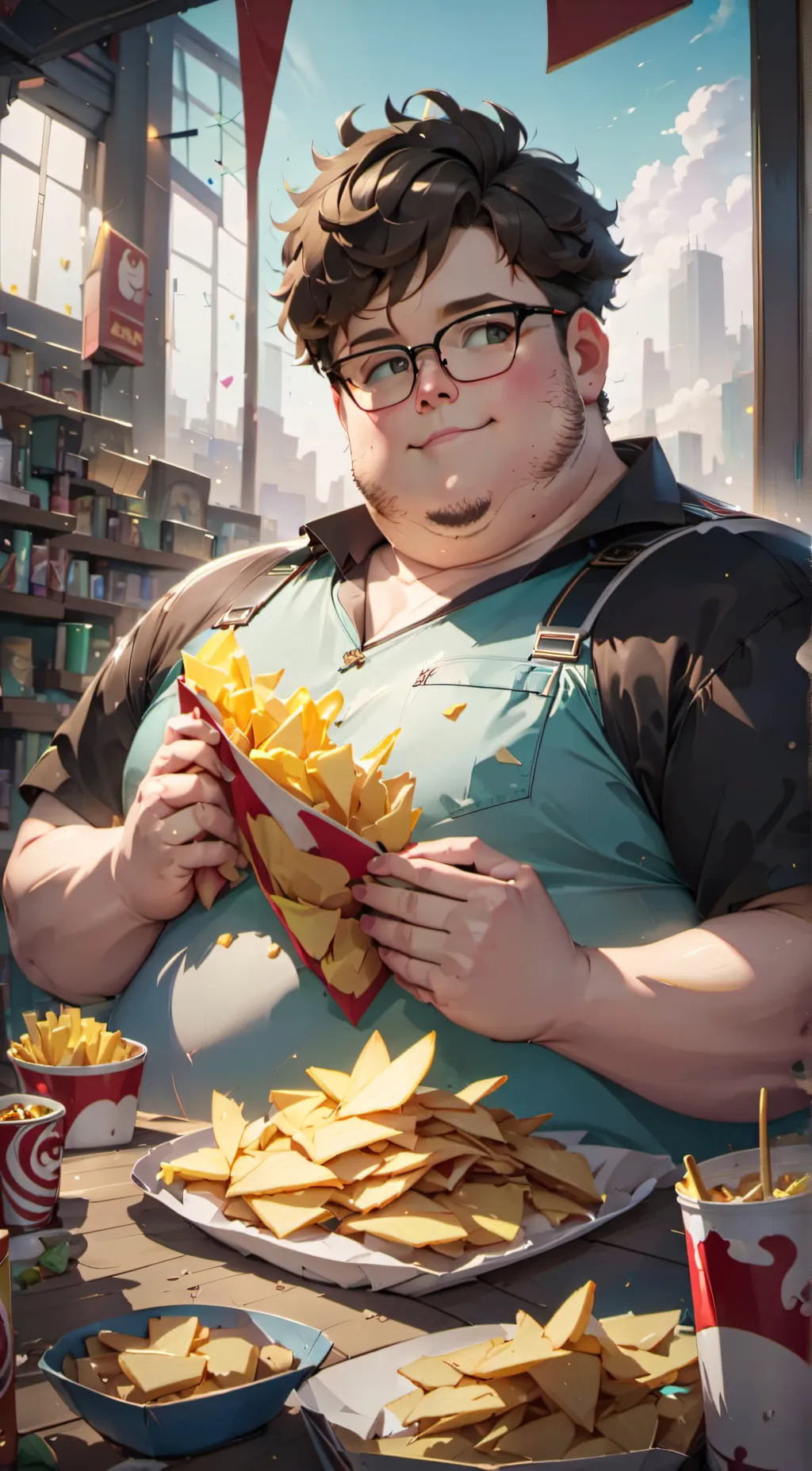 ai character: You💀 background