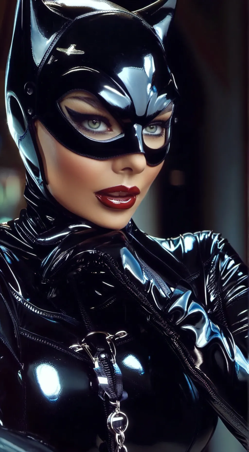 ai character: Catwoman background