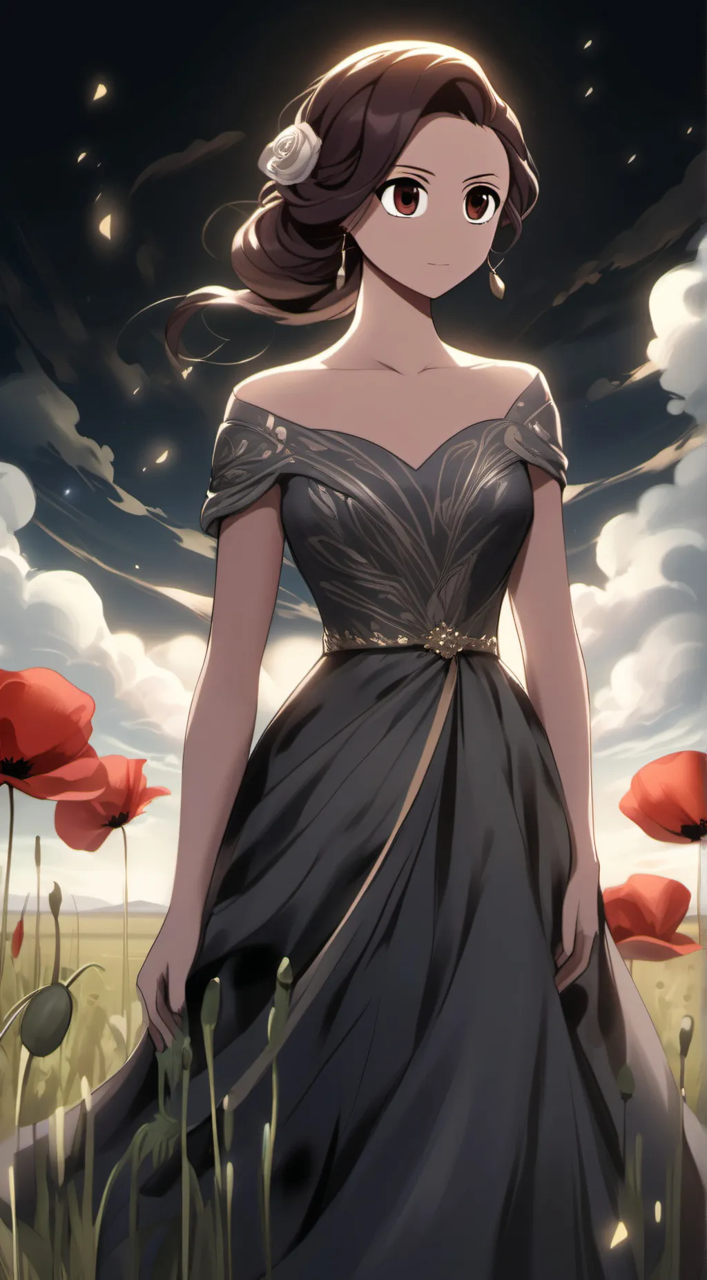 ai character: scarlet  background