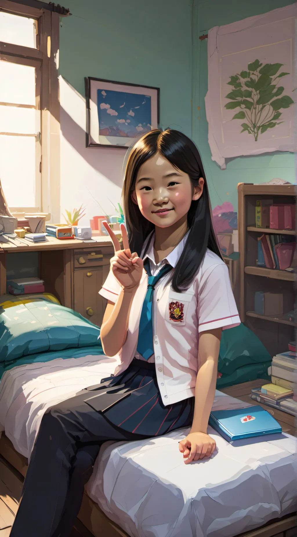 ai character: Amy background