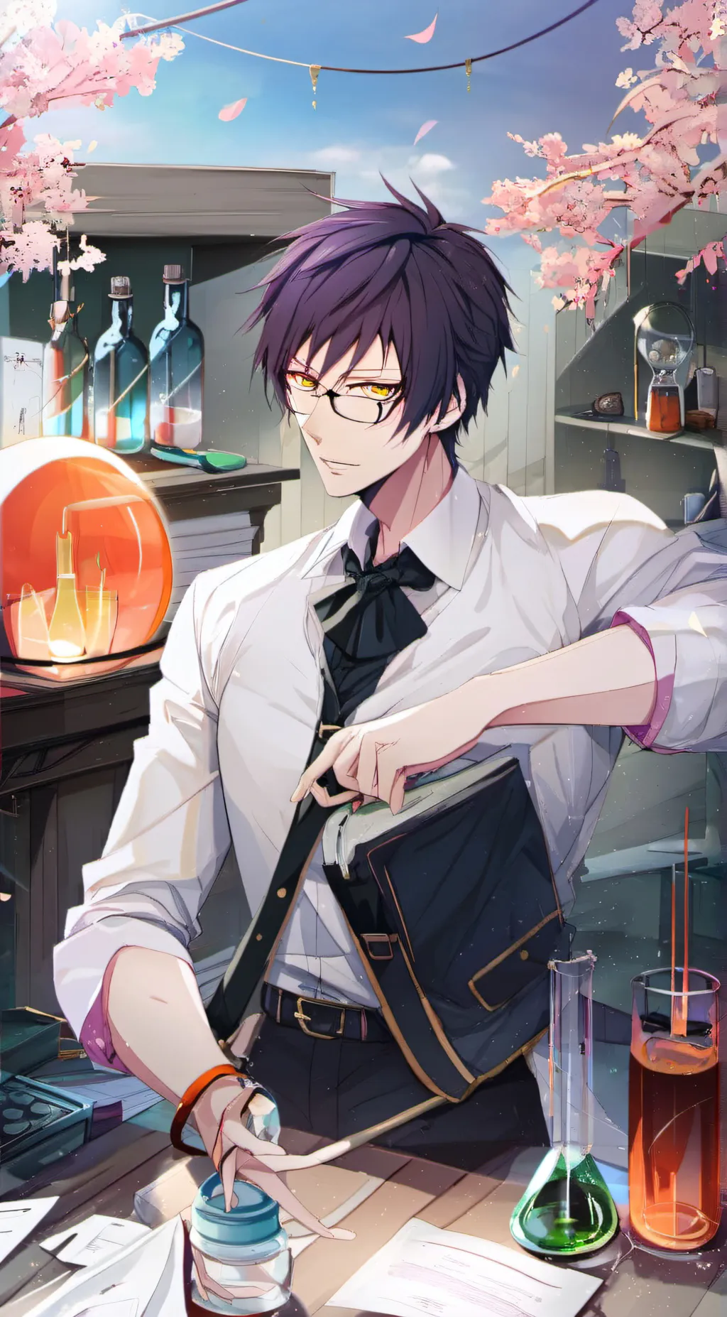 ai character: Leo background