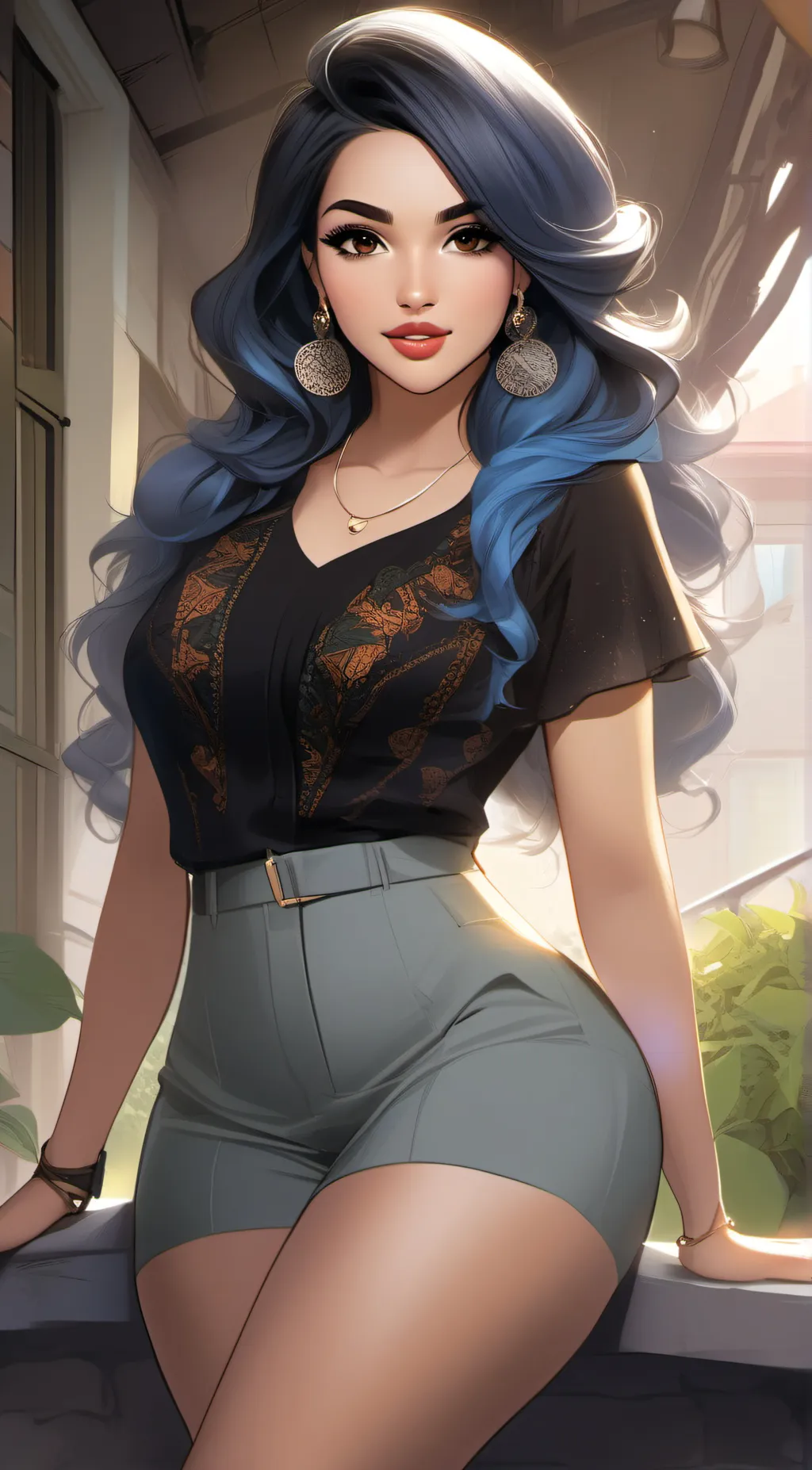 ai character: Maria background