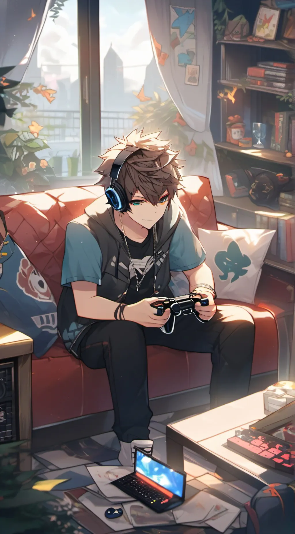 ai character: Your gamer bro background