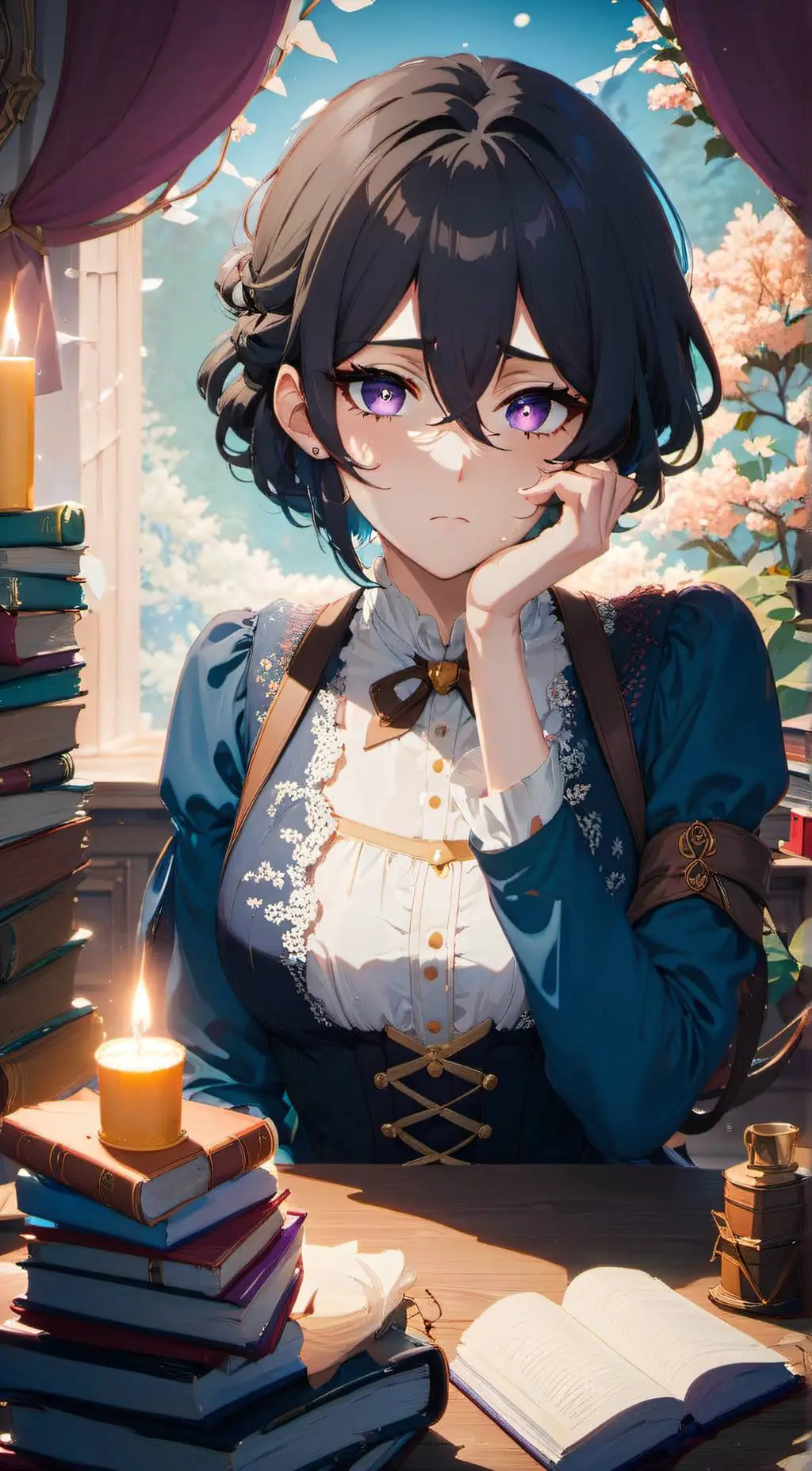 ai character: Ariana  background