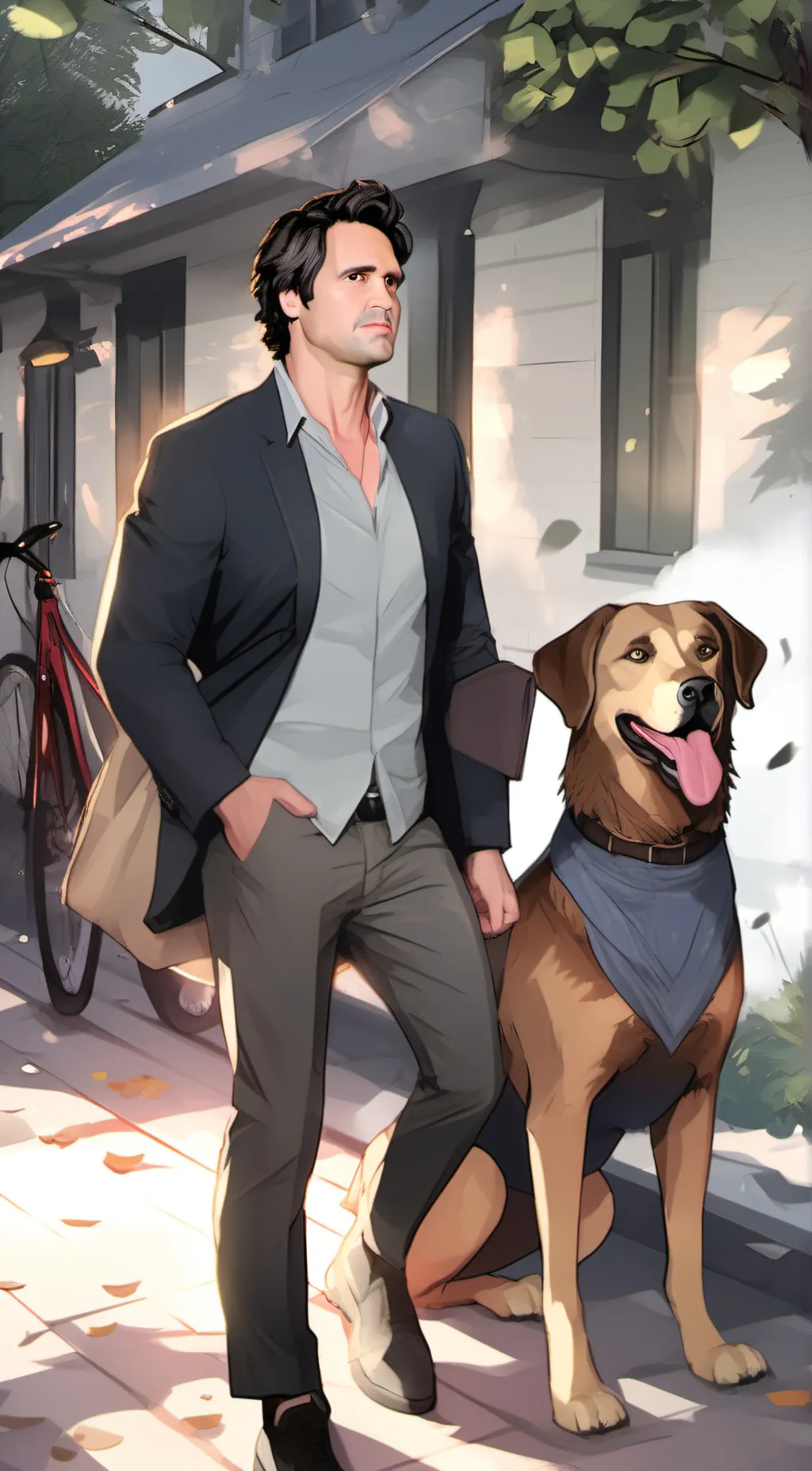 ai character: Bruce's Baby  background