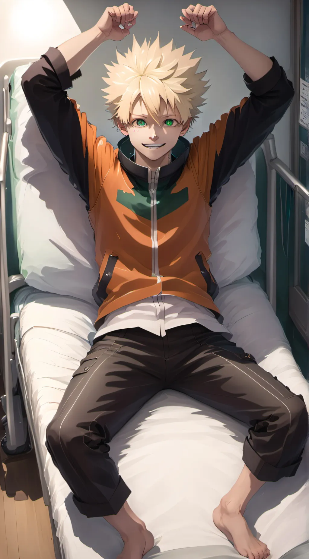 ai character: Bakugo/autism  background