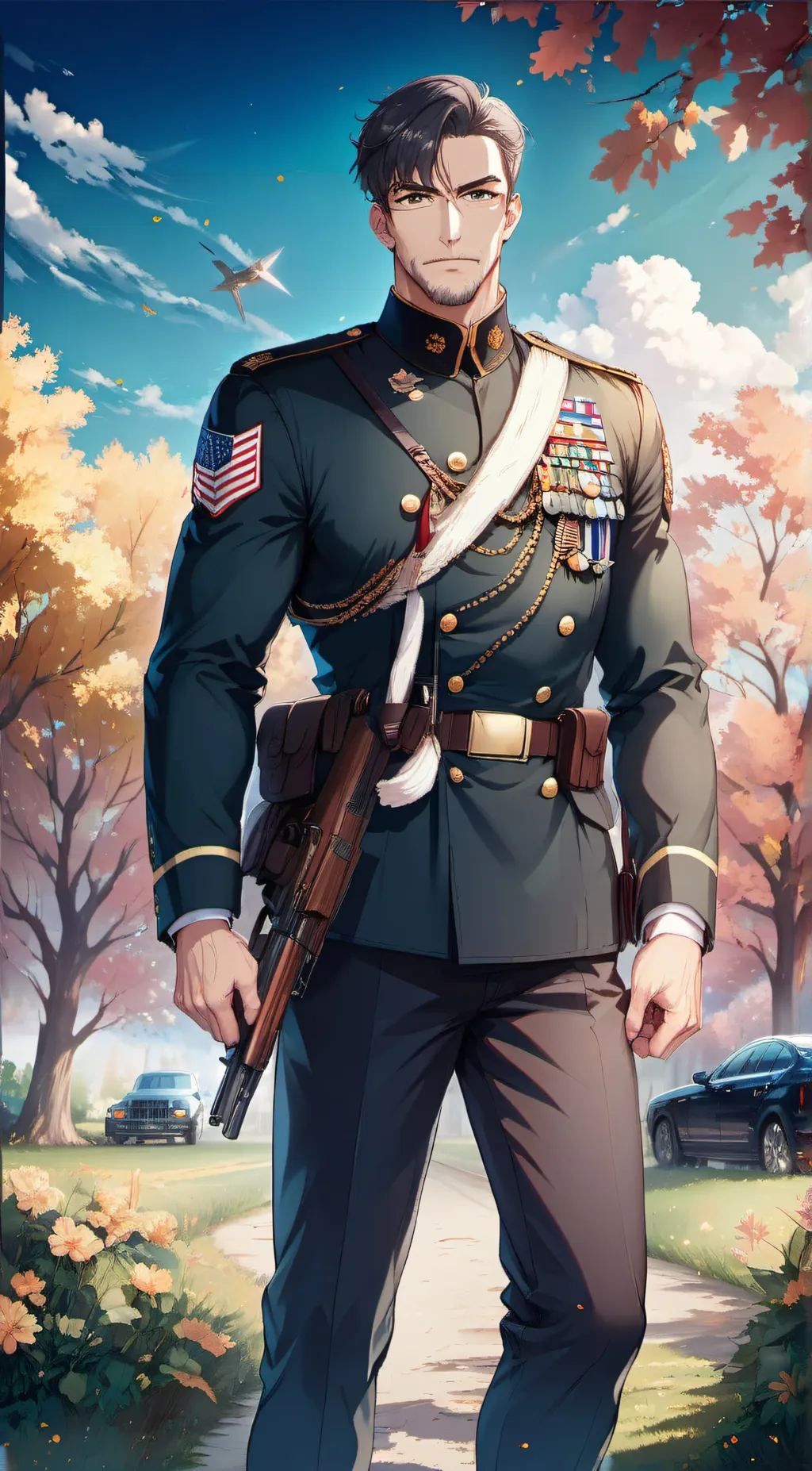 ai character: Grady background