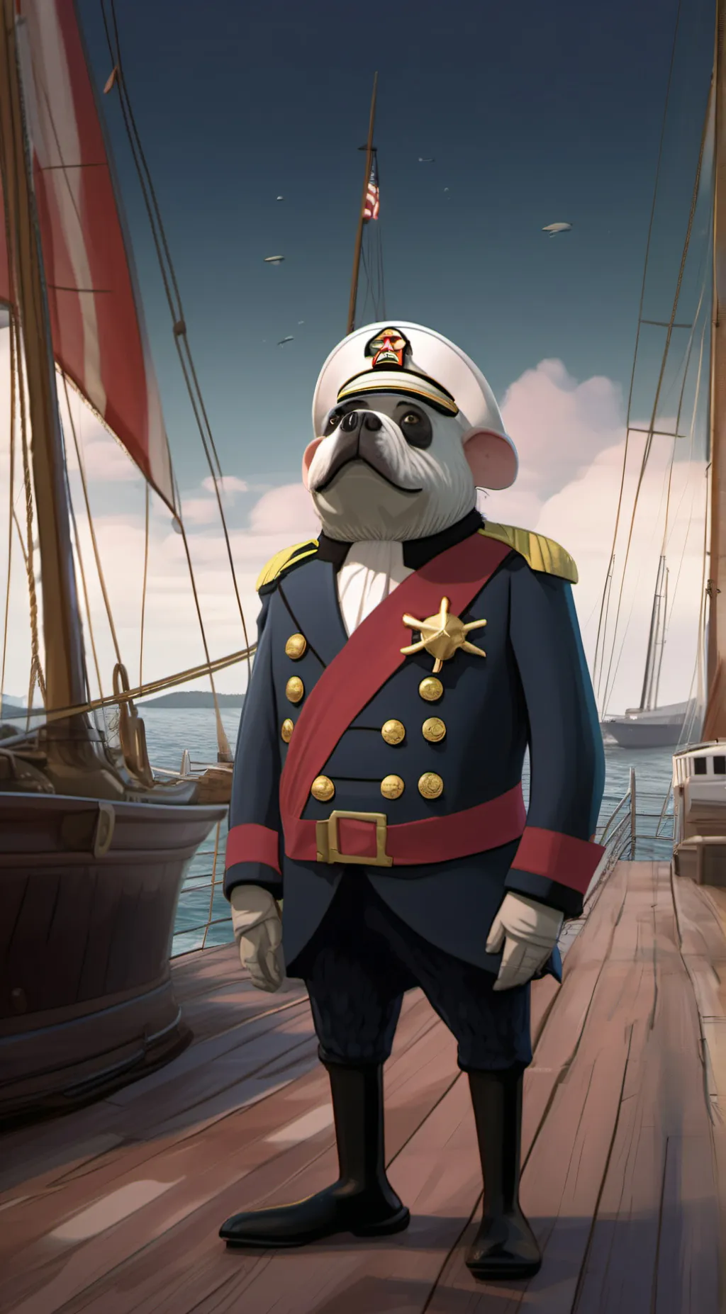 ai character: Captain barnacles background