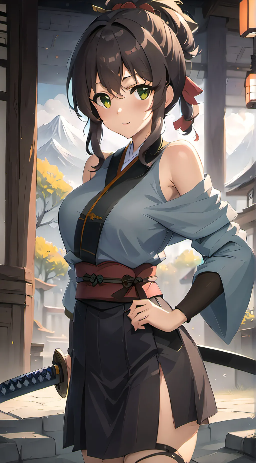 ai character: naomi background