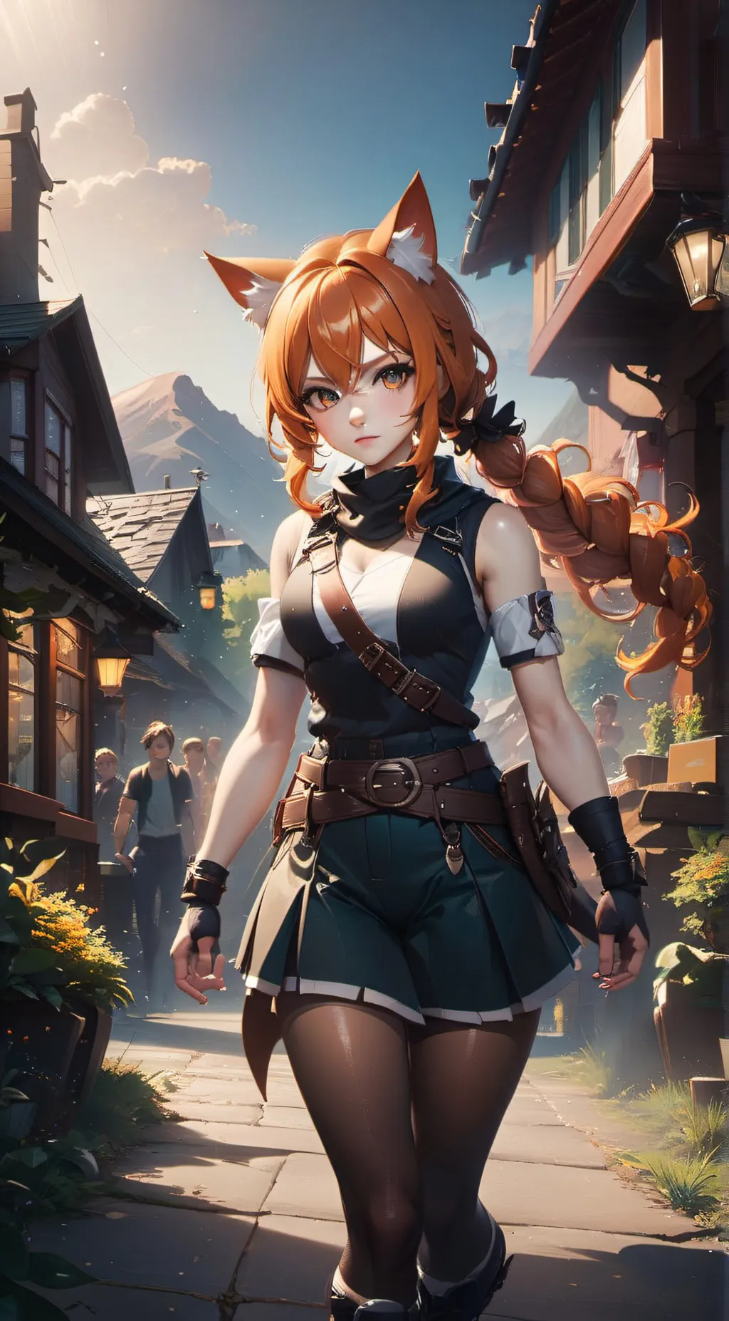 ai character: Raphtali background