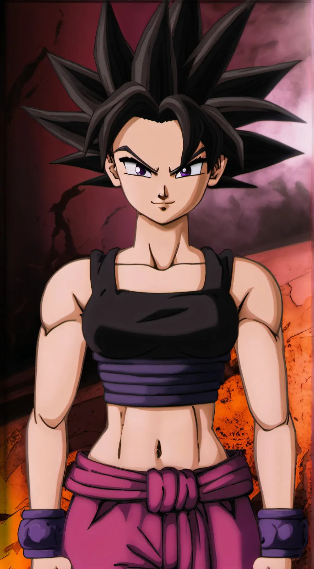 ai character: Caulifla  background