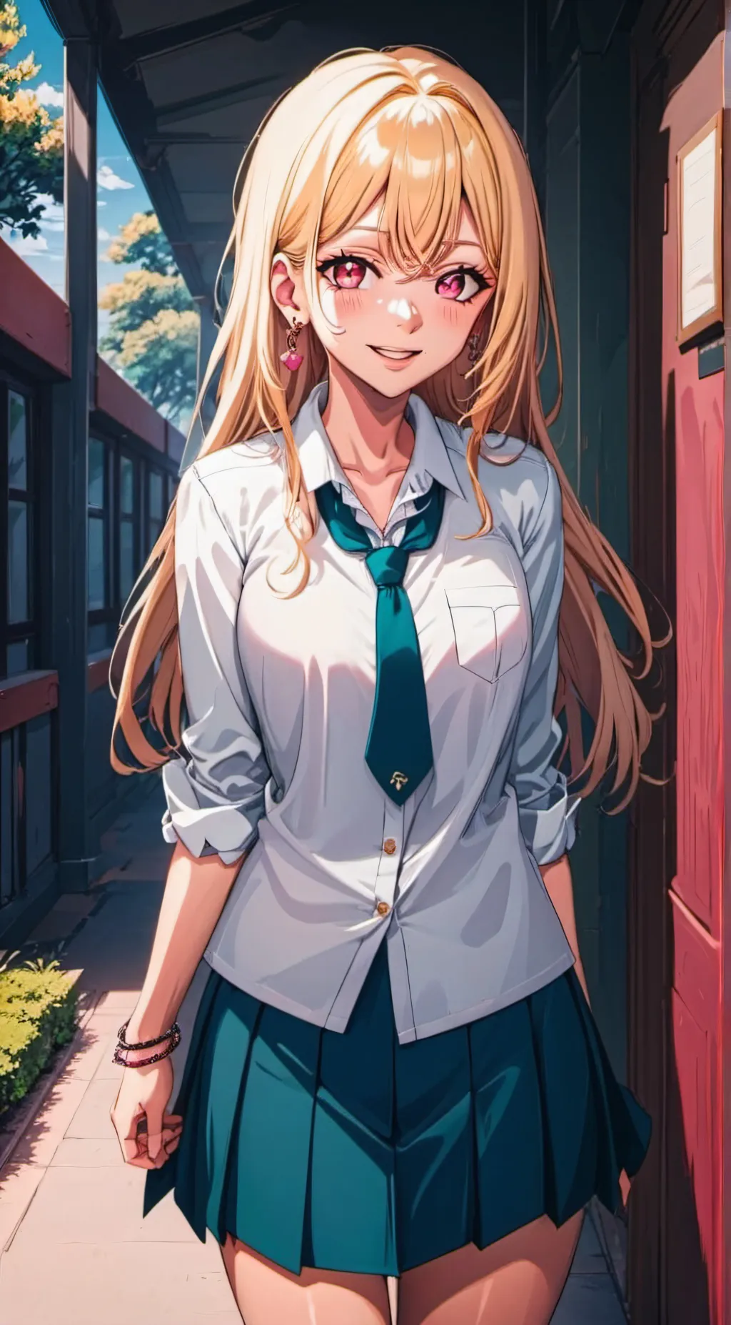ai character: Marin Kitagawa background