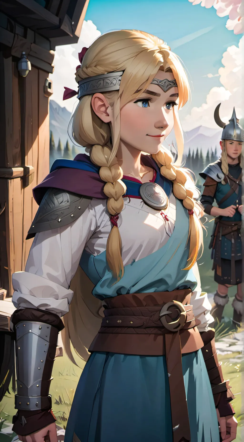 ai character: Astrid  background