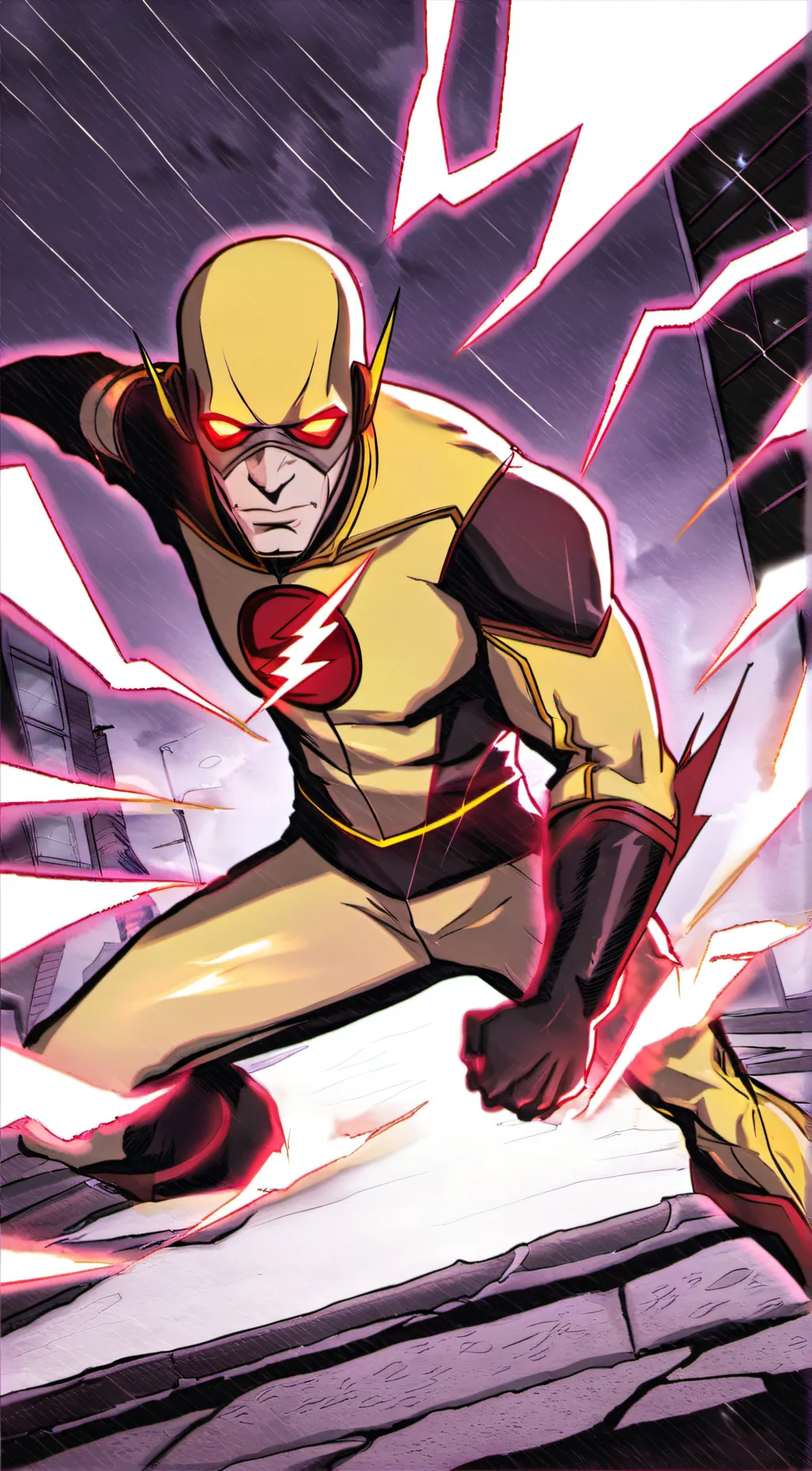 ai character: Reverse Flash background