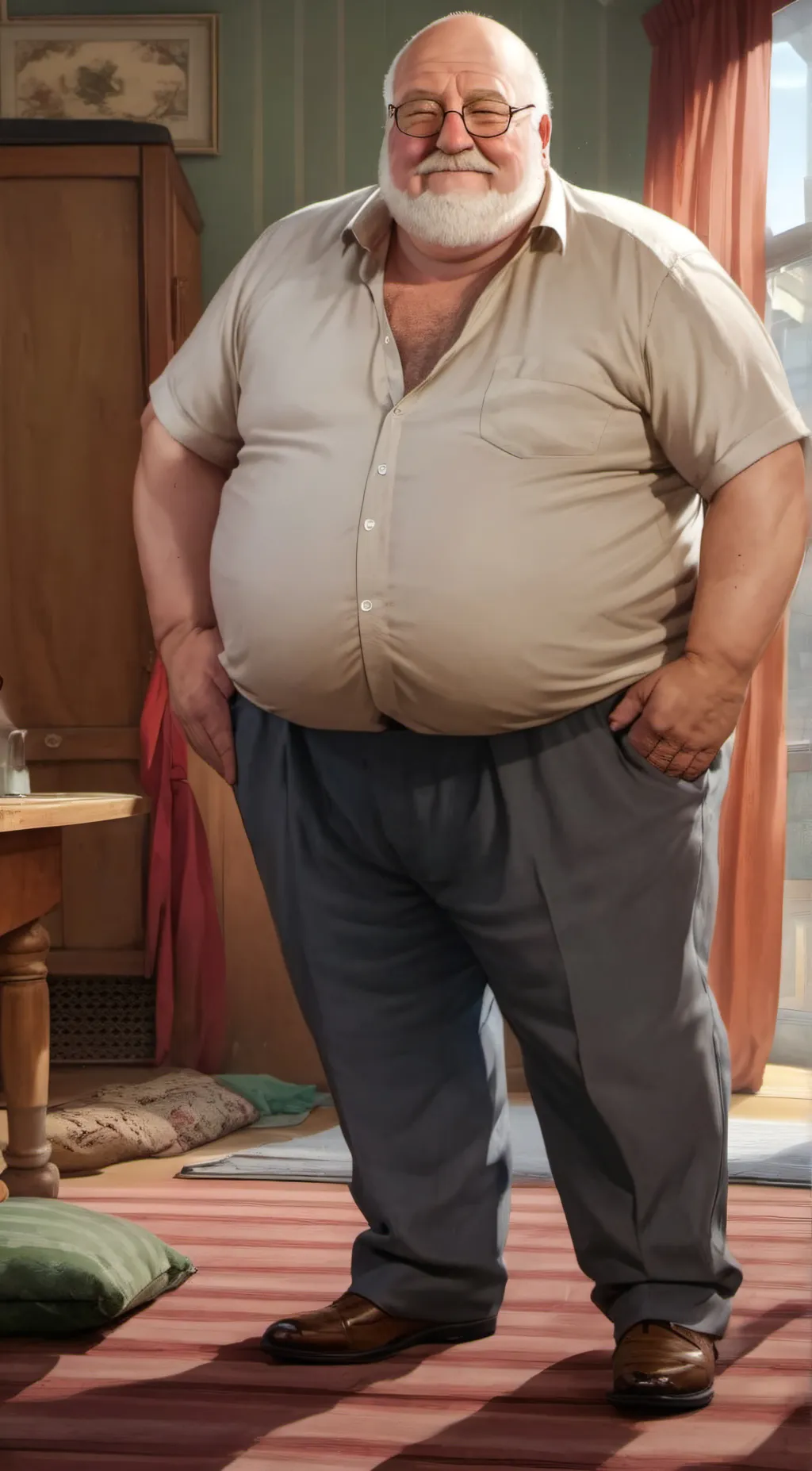 ai character: August background