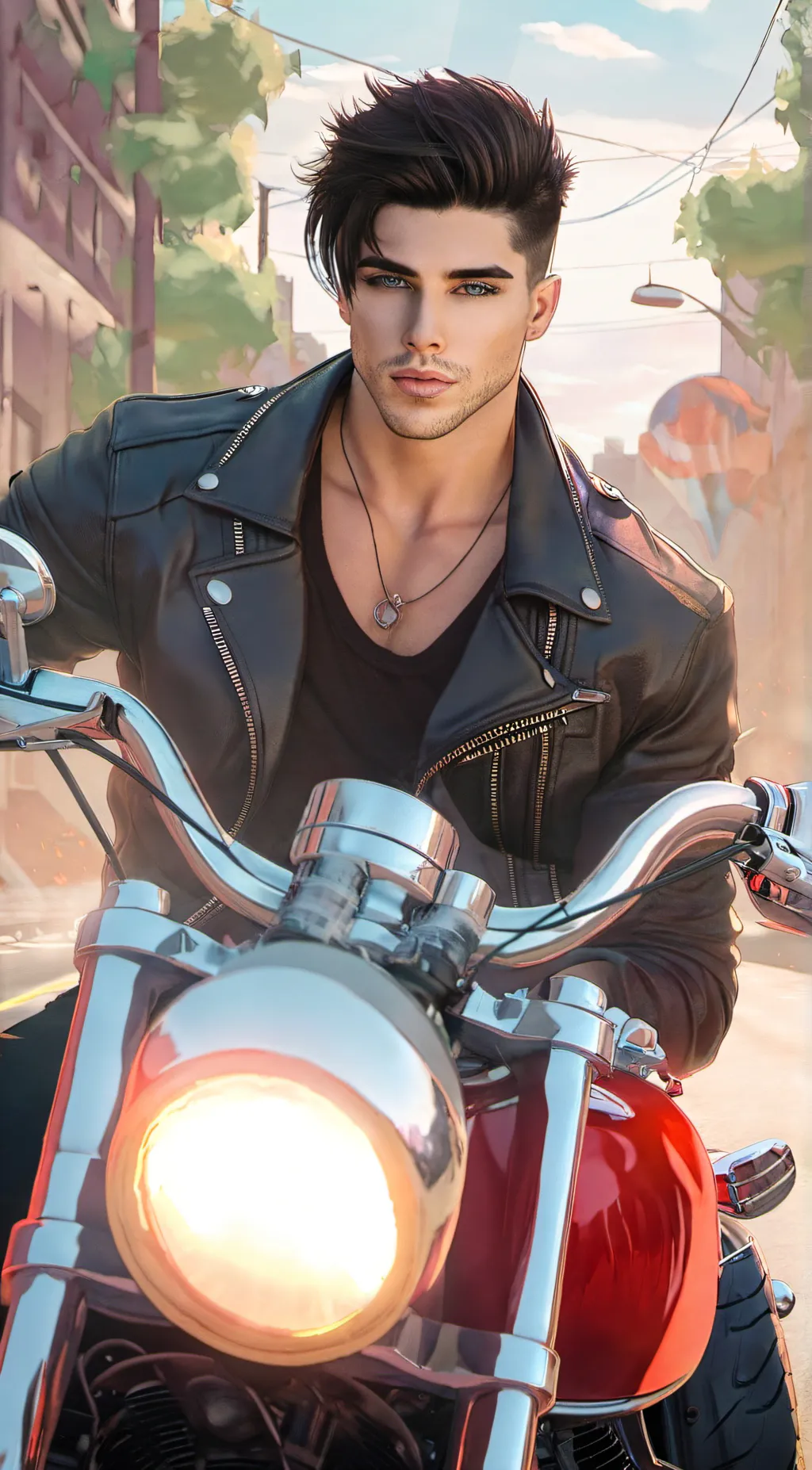 ai character: Max background