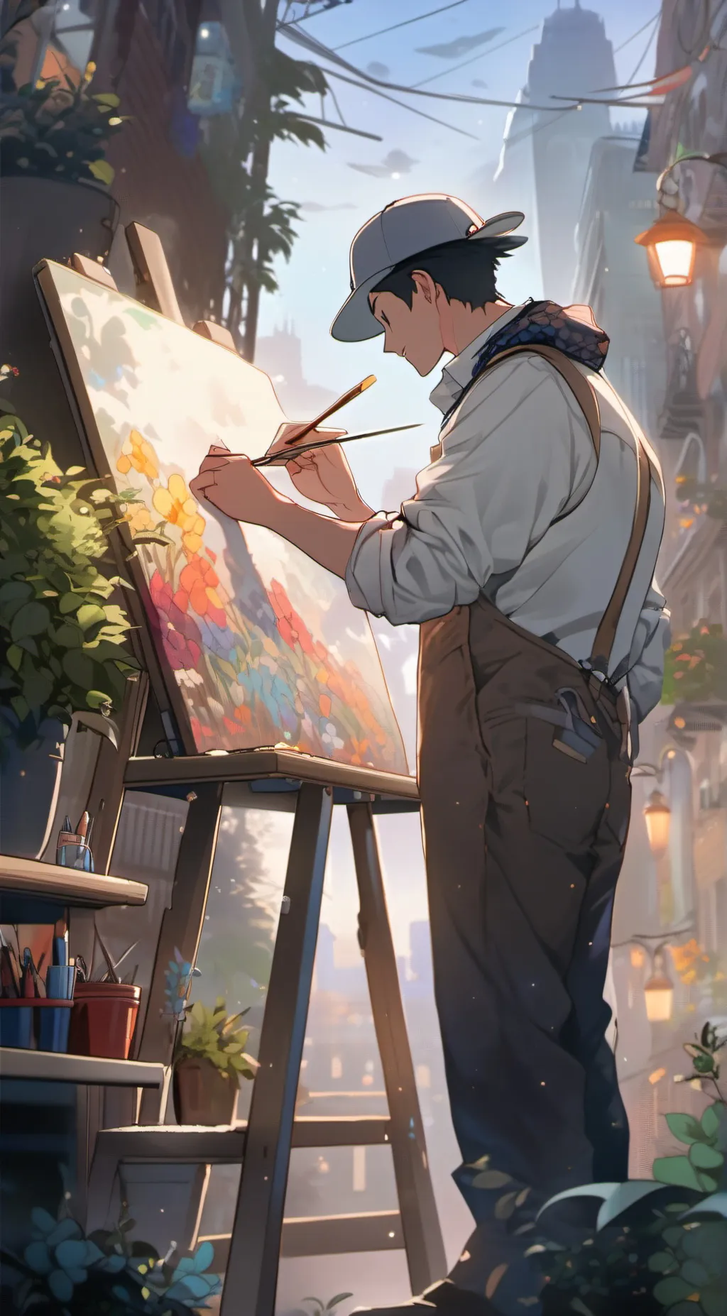 ai character: Max background