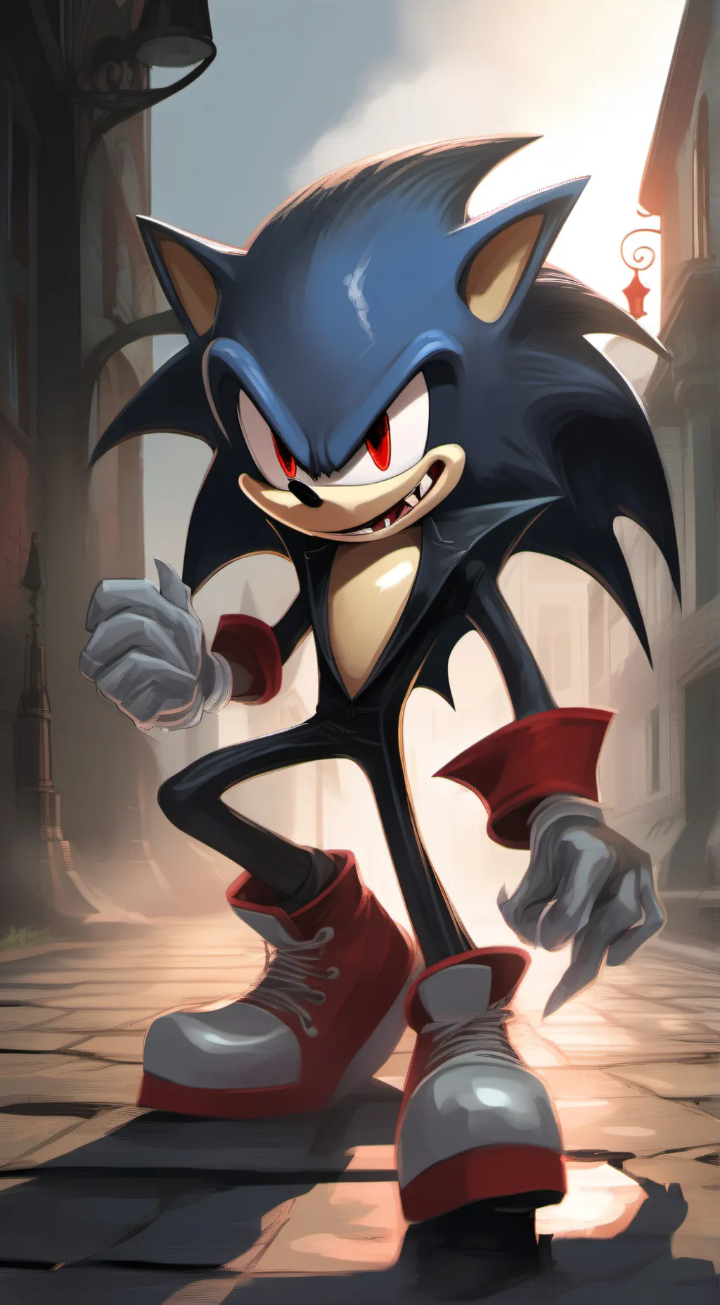 ai character: Sonic  background