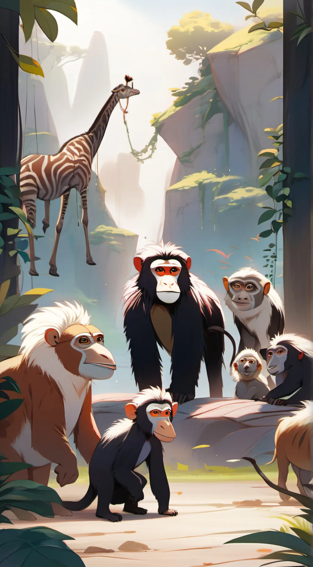ai character: Who Who Ha Ha background