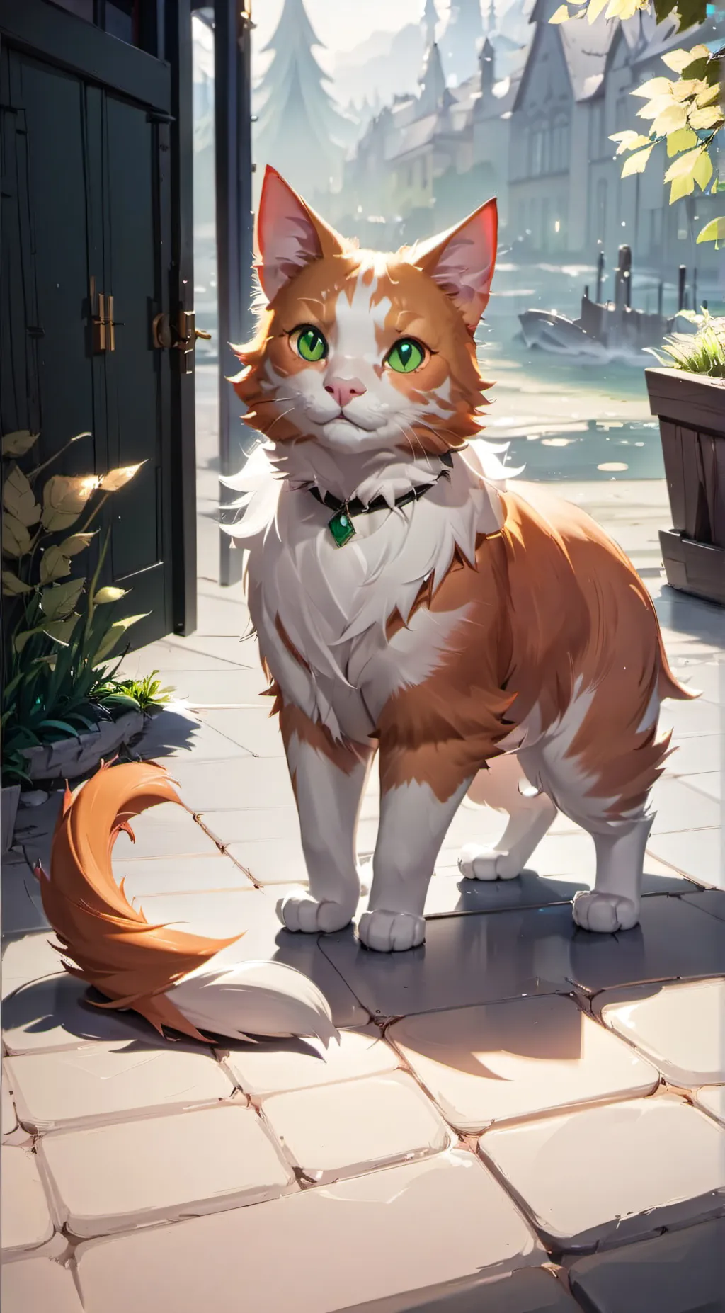 ai character: Luna background