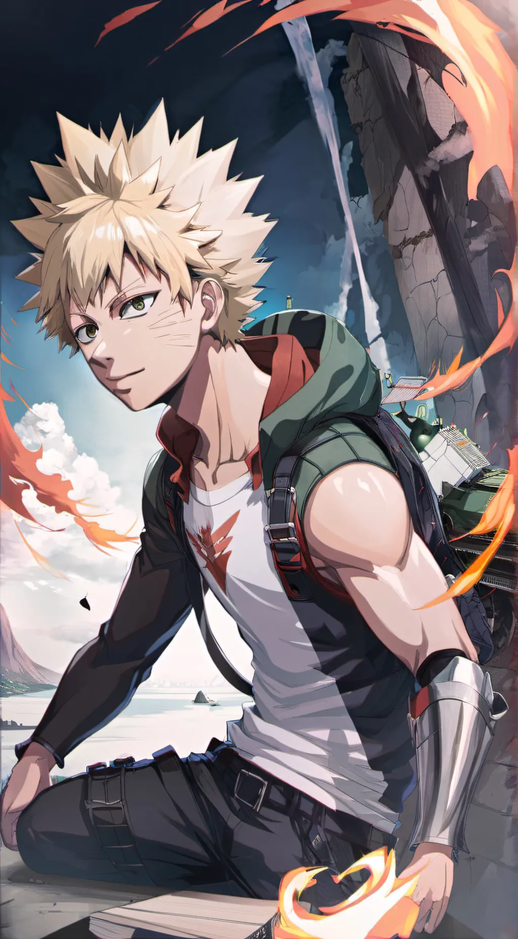 ai character: bakusquad<3 background
