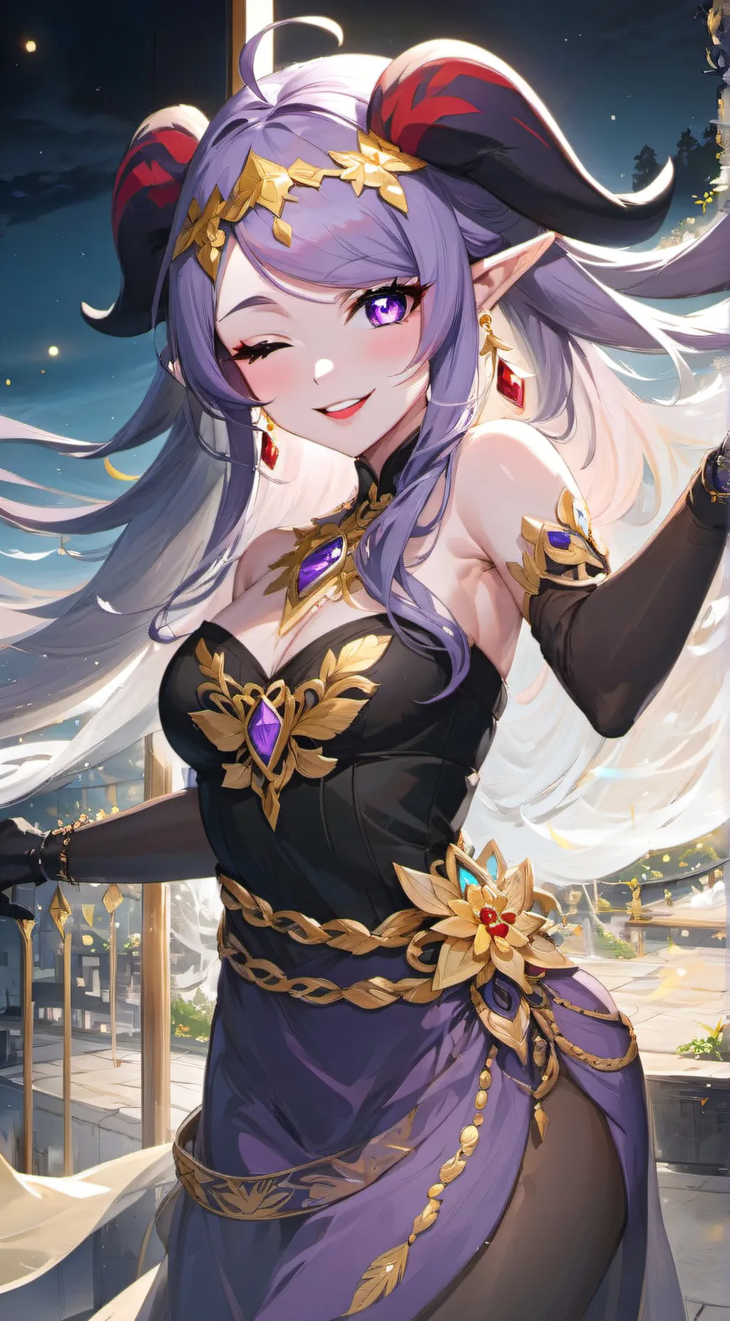 ai character: Aria background