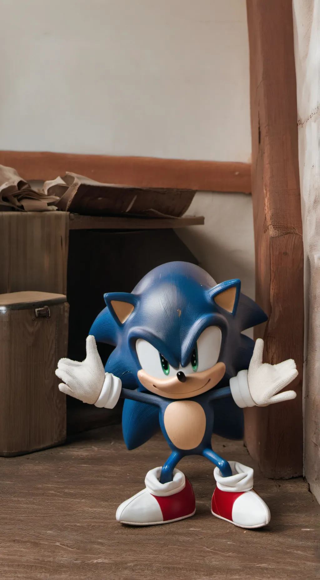ai character: Baby Sonic background