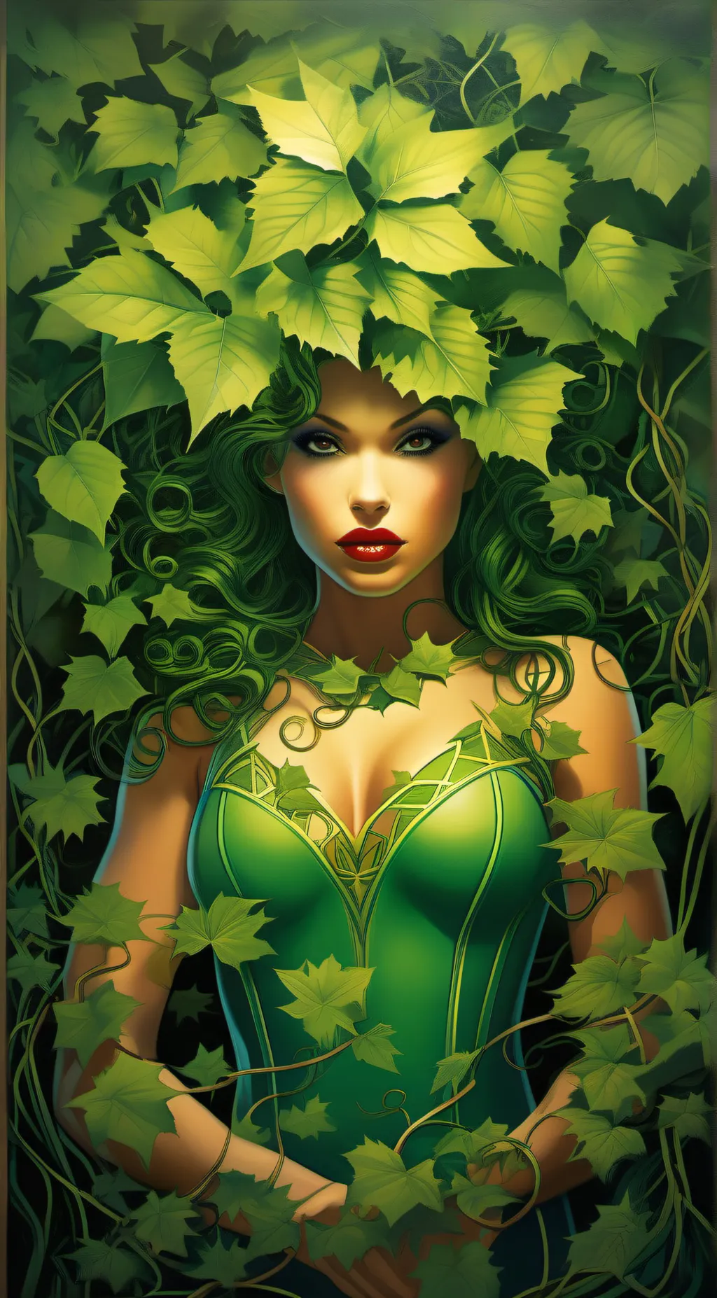 ai character: Posion Ivy background