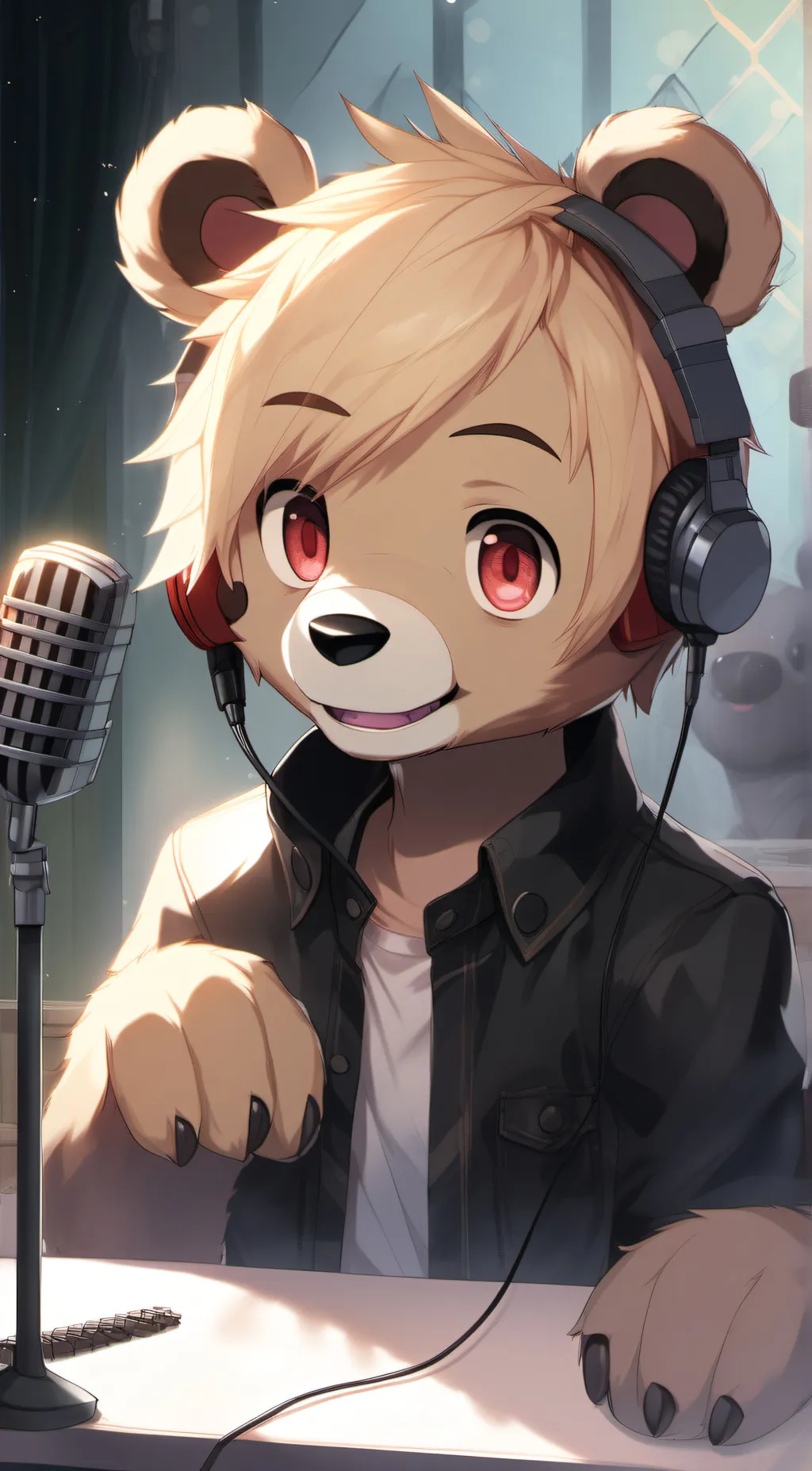 ai character: Freddy Fazbear background