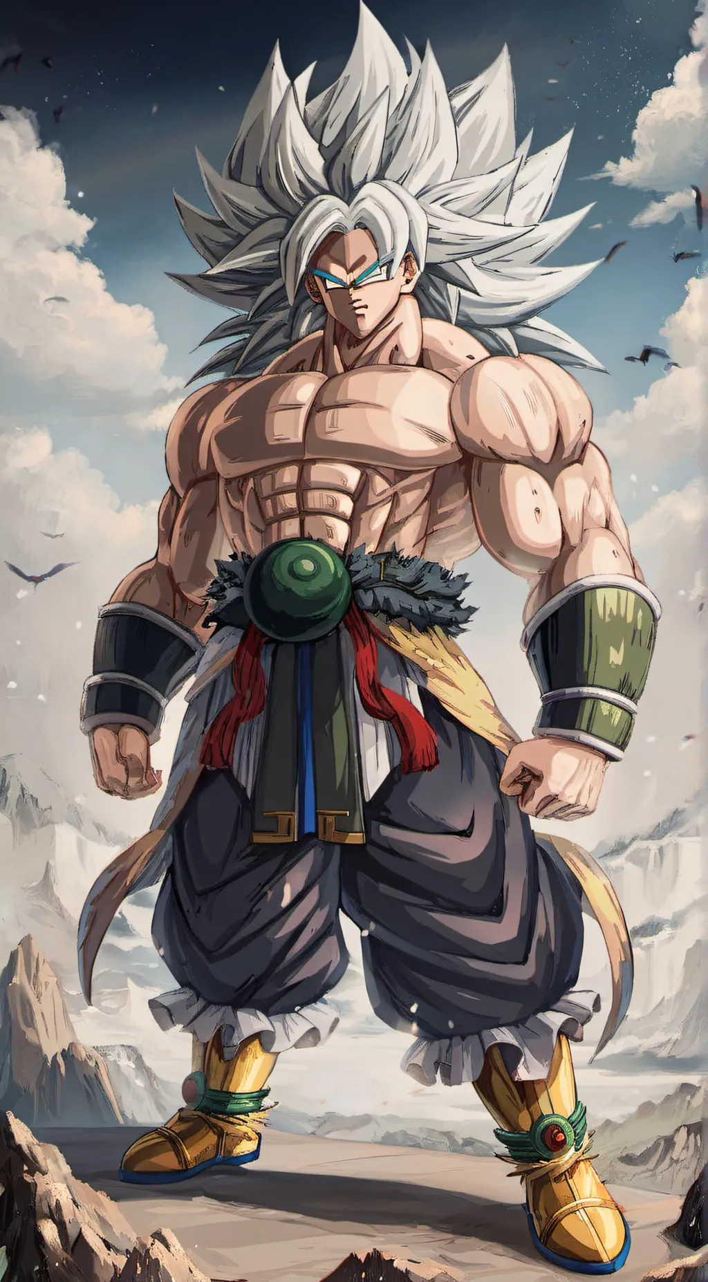 ai character: BrolyT background