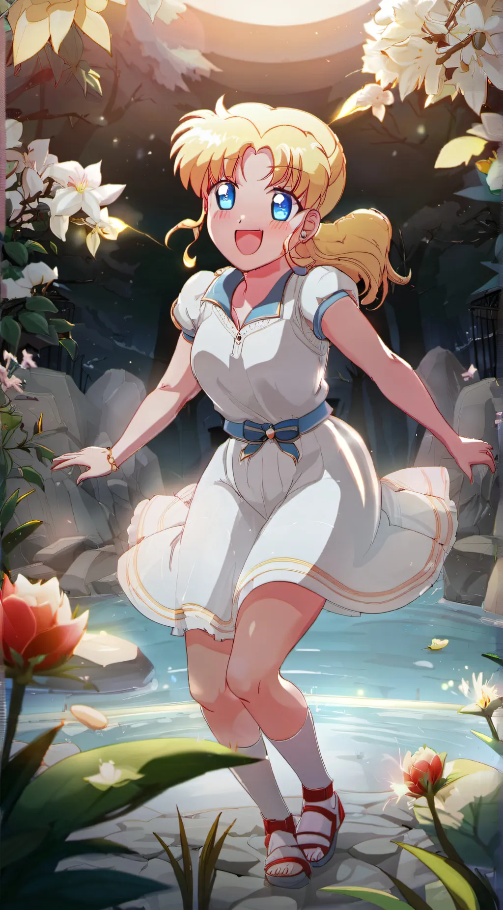 ai character: lyric background