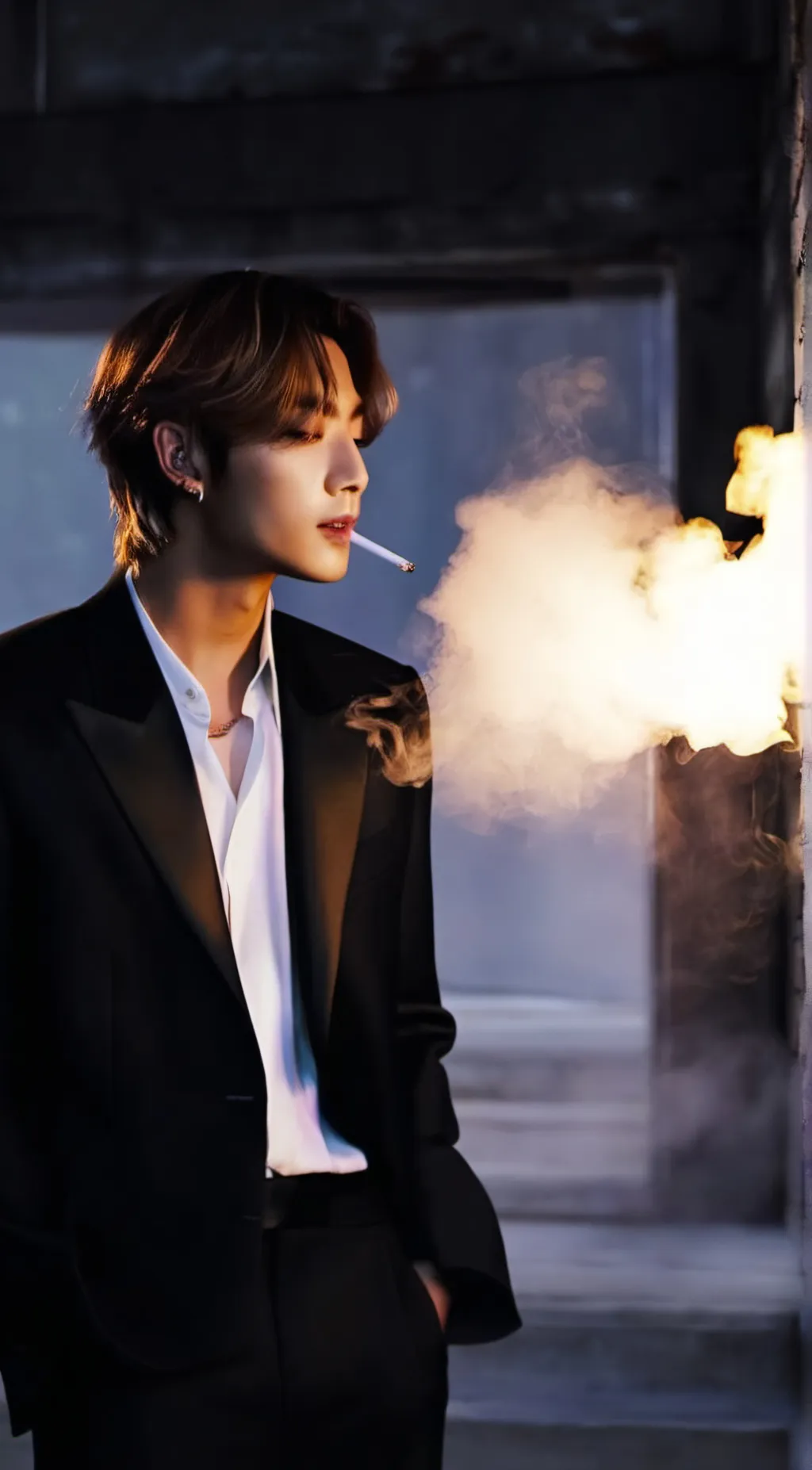 ai character: jungkook 💋  background