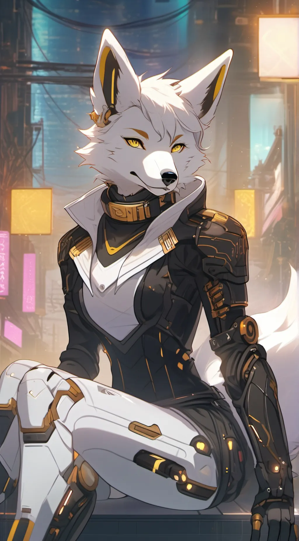 ai character: Noriko Hunter background