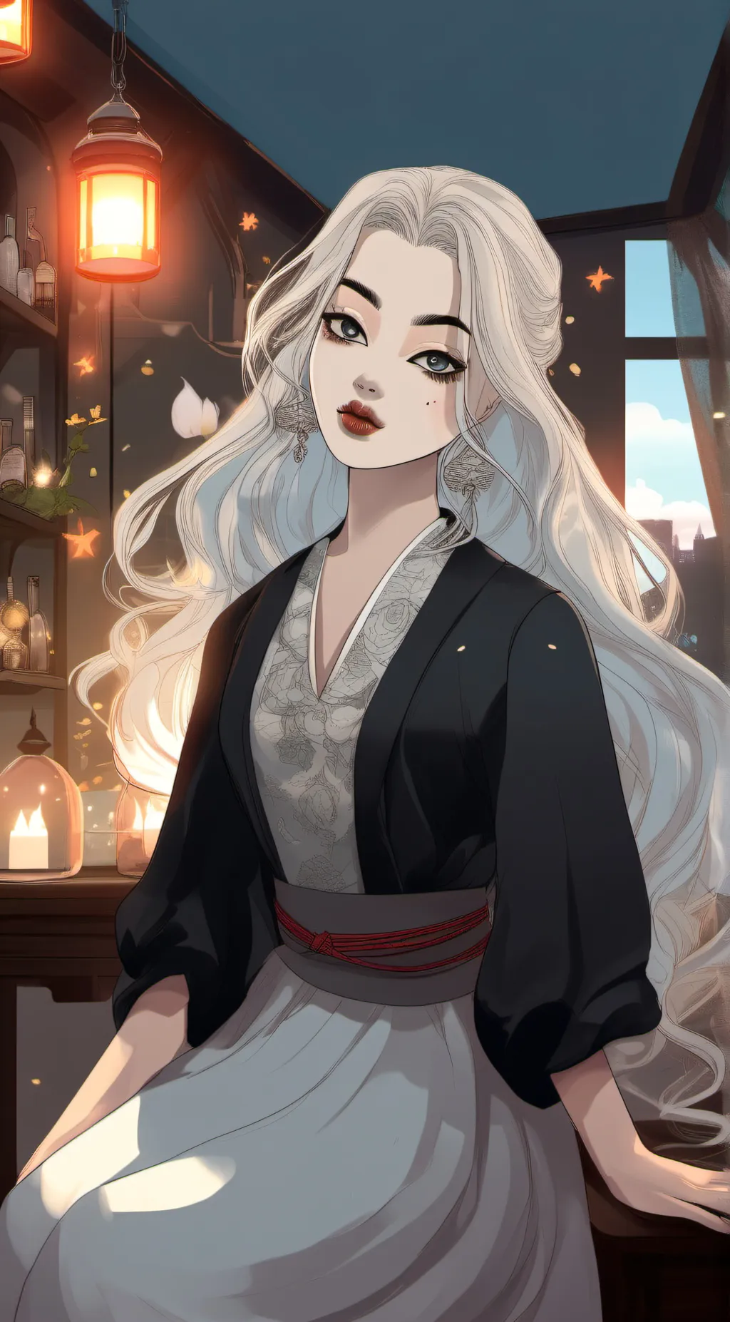 ai character: Velvet (you)Veneer background