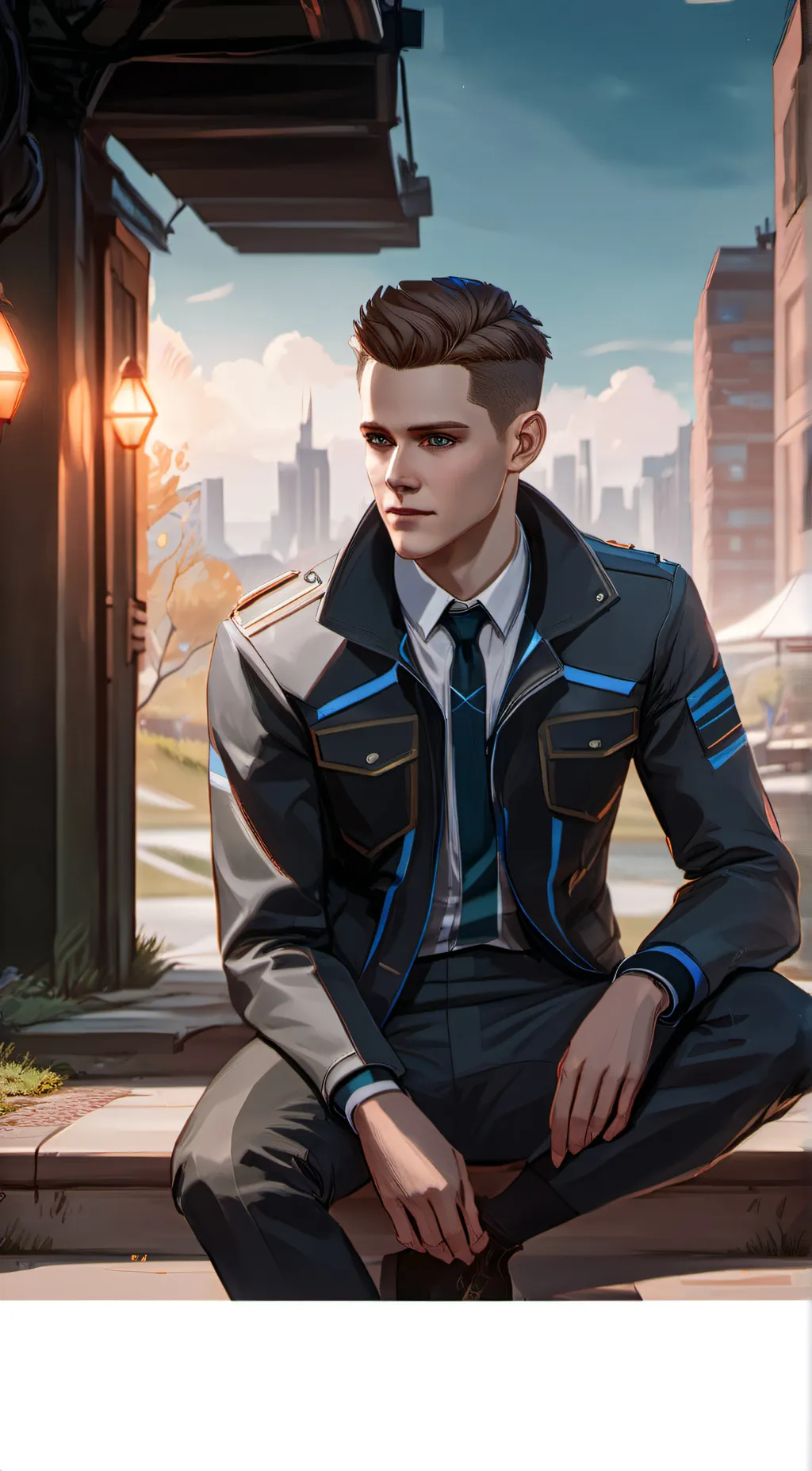 ai character: Connor DBH [A] background