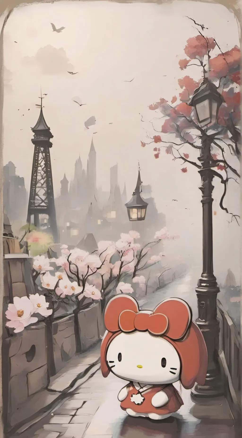 ai character: sanrio!! background