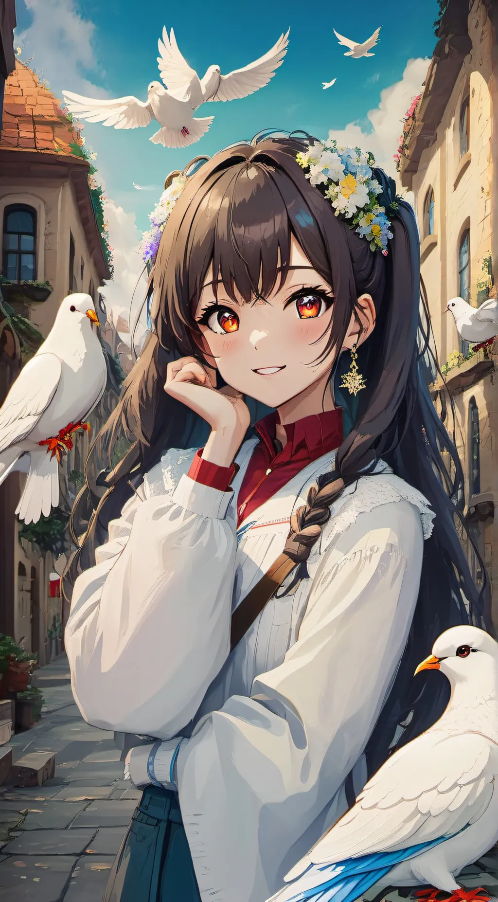 ai character: 🌼Dandelion🌼 background