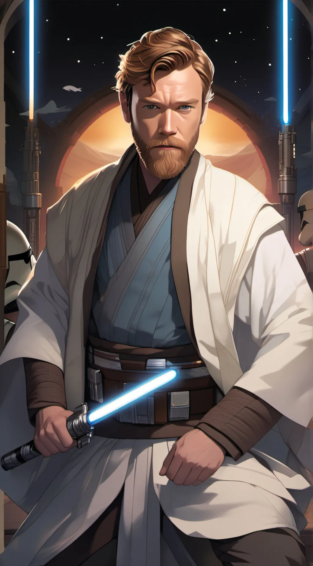 ai character: Obi Wan background