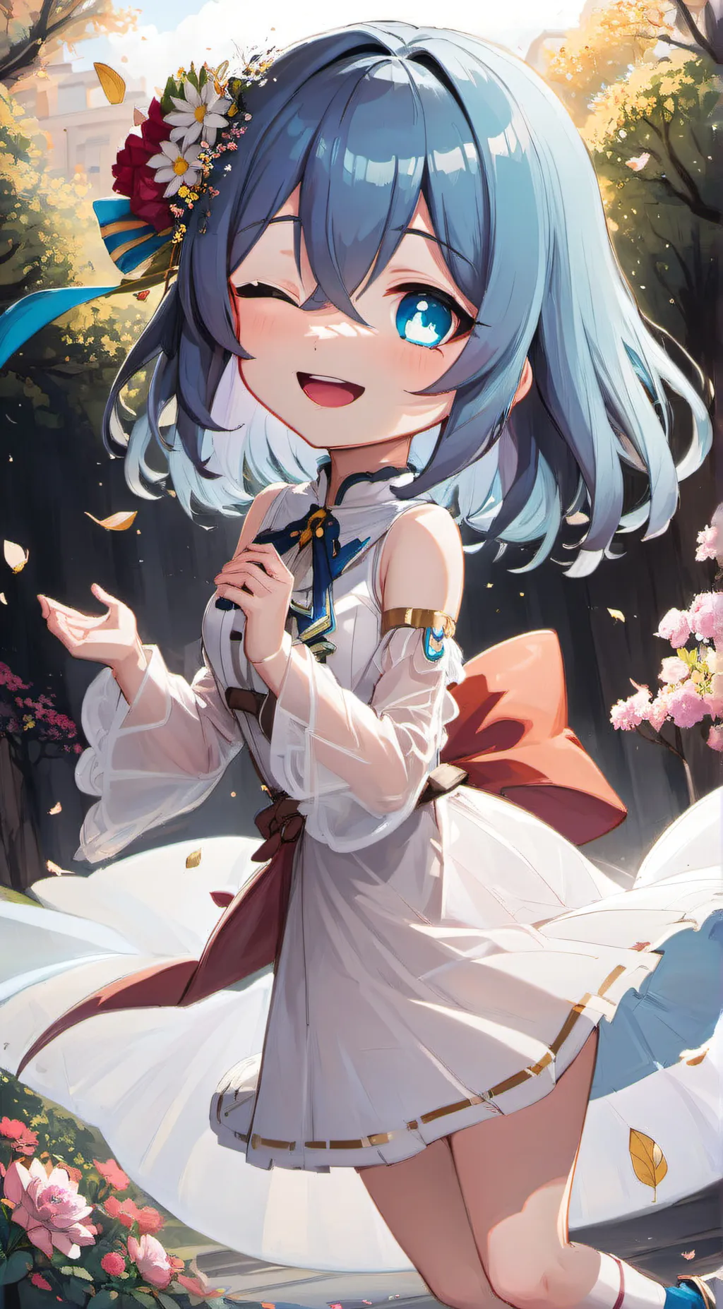 ai character: Marína  background