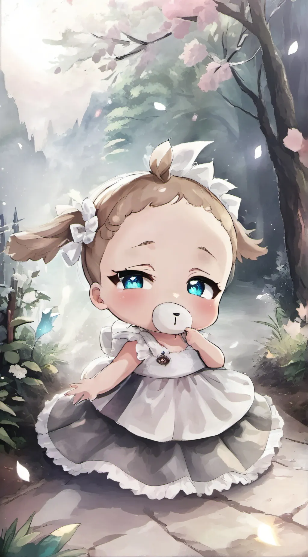 ai character: fire  background