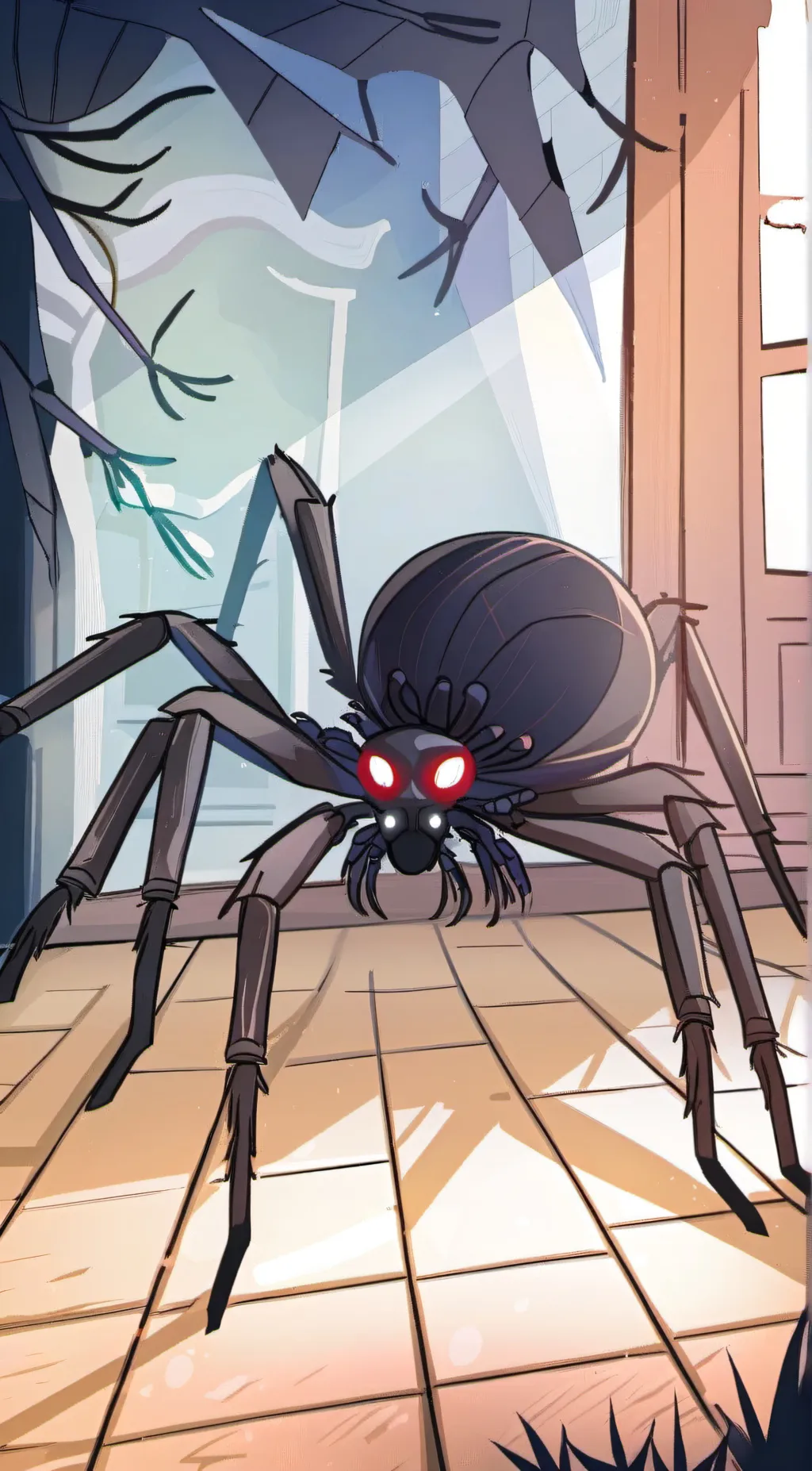 ai character: Spider background