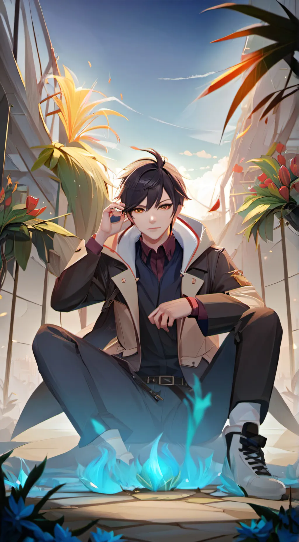 ai character: Nick background